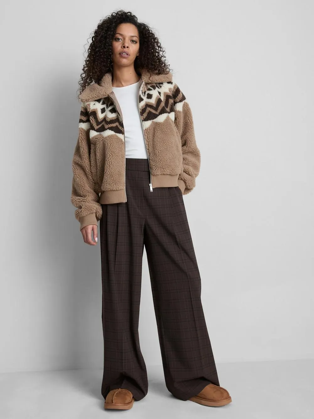 Bomber sherpa con motivo alpino