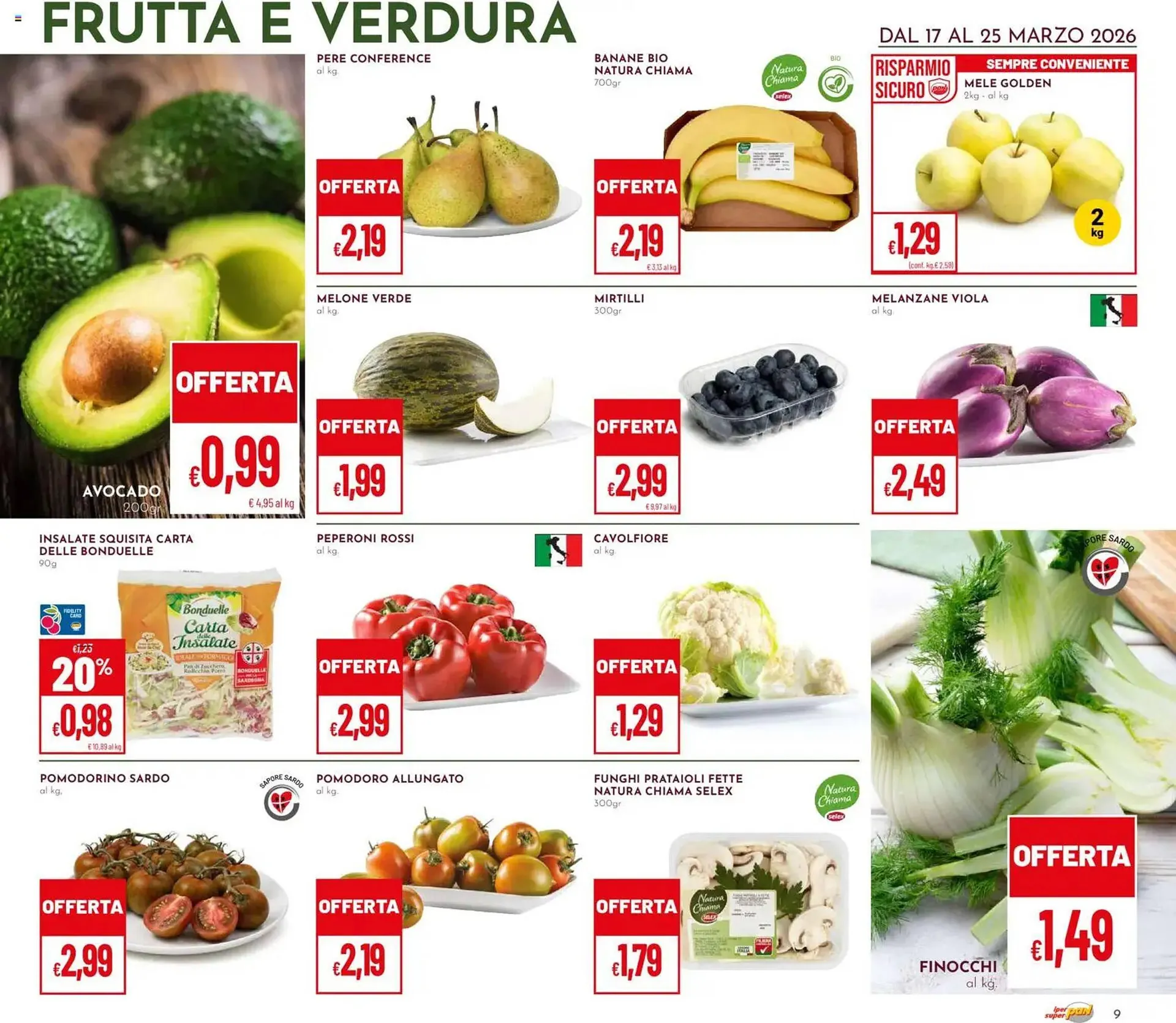 Volantino Pan da 17 marzo a 25 marzo di 2026 - Pagina del volantino 9