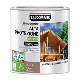 Impregnante noce chiaro alta protezione acqua 750ml luxens