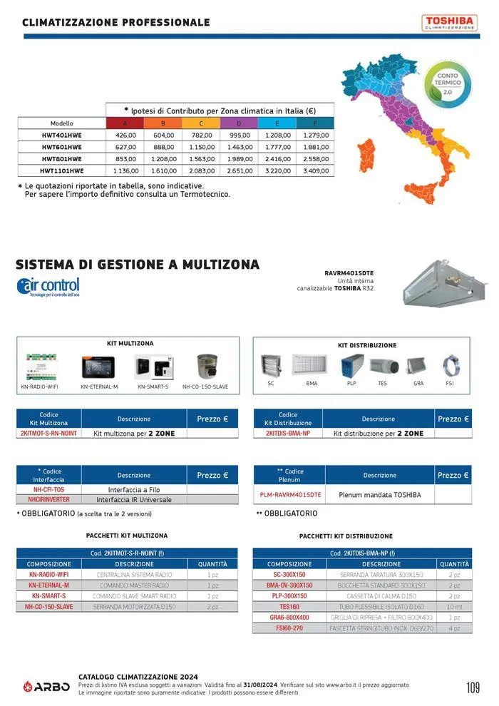 Catalogo climatizzazione 2024 da 17 maggio a 31 dicembre di 2024 - Pagina del volantino 109