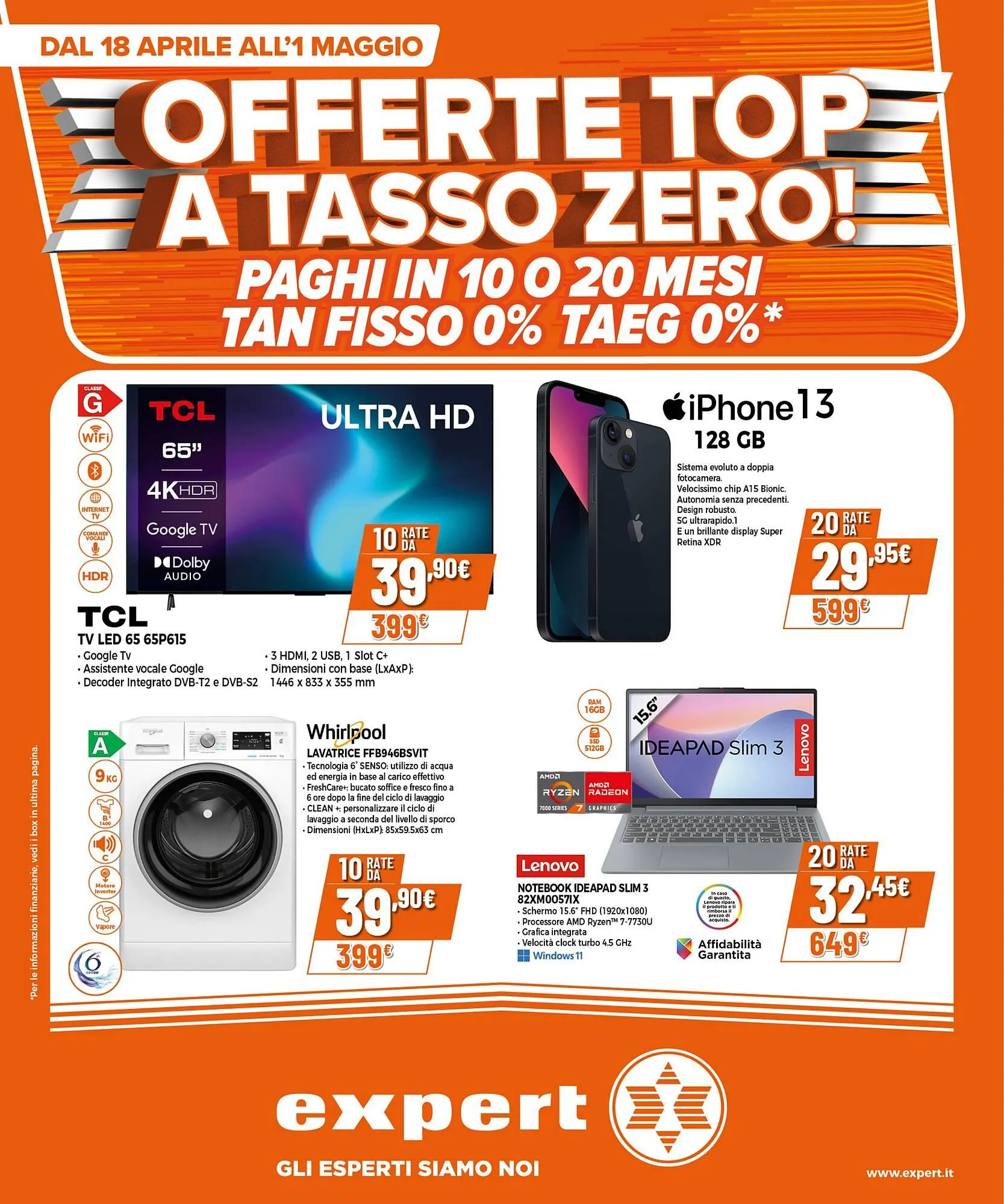 Volantino Mallardo Expert da 18 aprile a 1 maggio di 2024 - Pagina del volantino 1