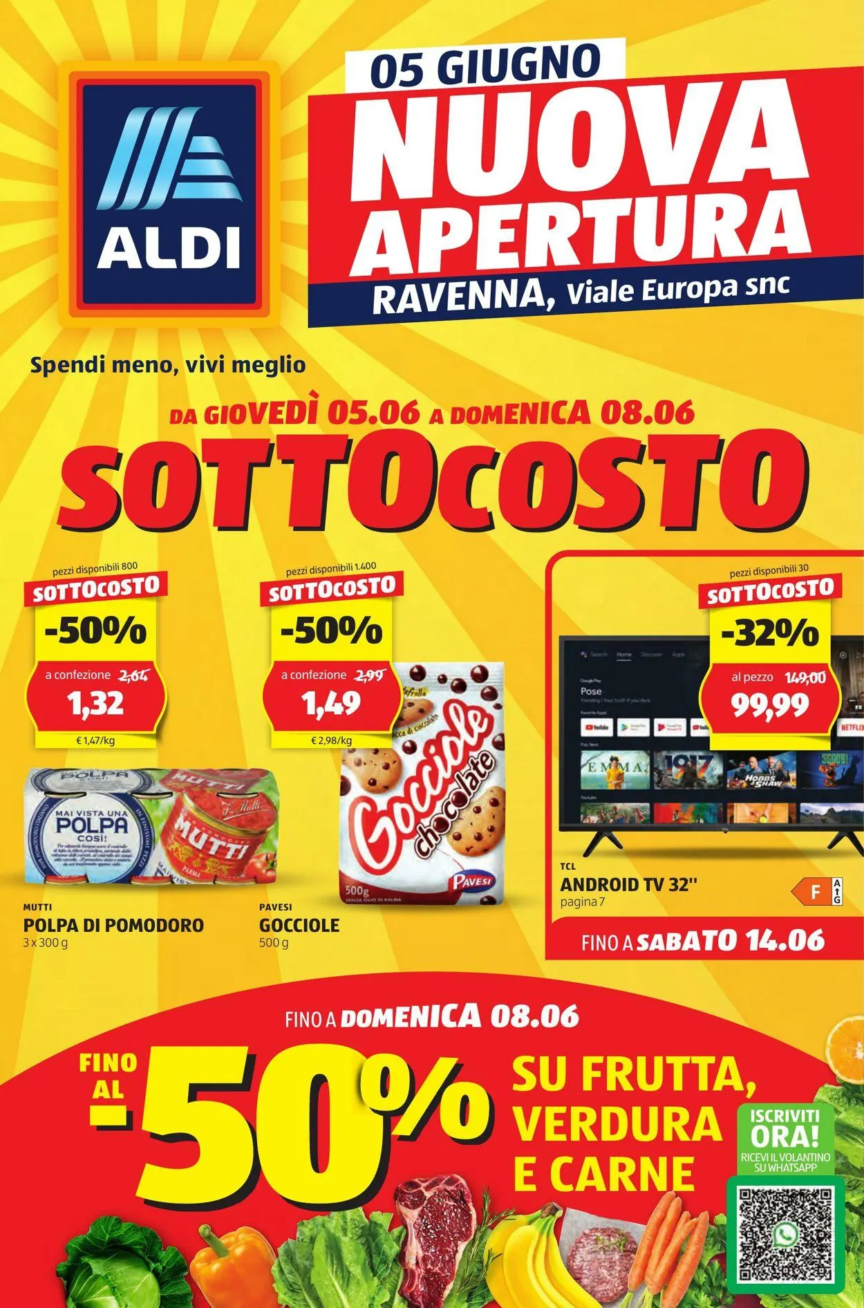 Aldi Volantino attuale da 22 giugno a 6 luglio di 2025 - Pagina del volantino 1