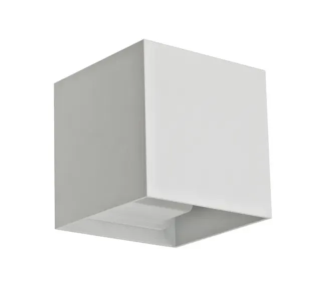 Applique LED moderno Kubbo bianco IP20, luce bianco caldo 900 lumen, INSPIRE