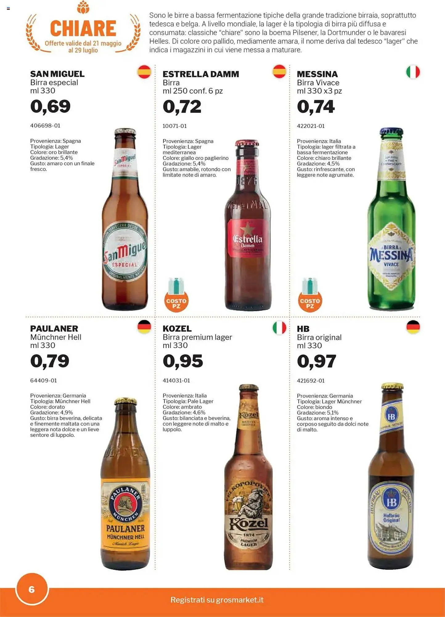 Volantino GrosMarket da 21 maggio a 29 luglio di 2025 - Pagina del volantino 6