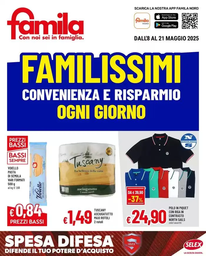 Familissimi da 8 maggio a 21 maggio di 2025 - Pagina del volantino 1