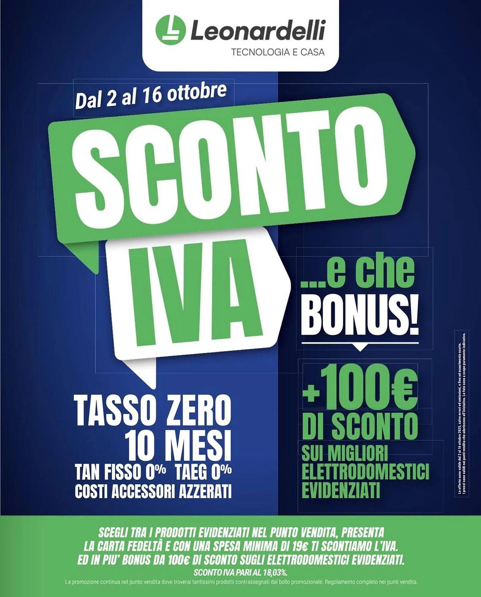 Volantino Leonardelli da 7 ottobre a 16 ottobre di 2025 - Pagina del volantino 1