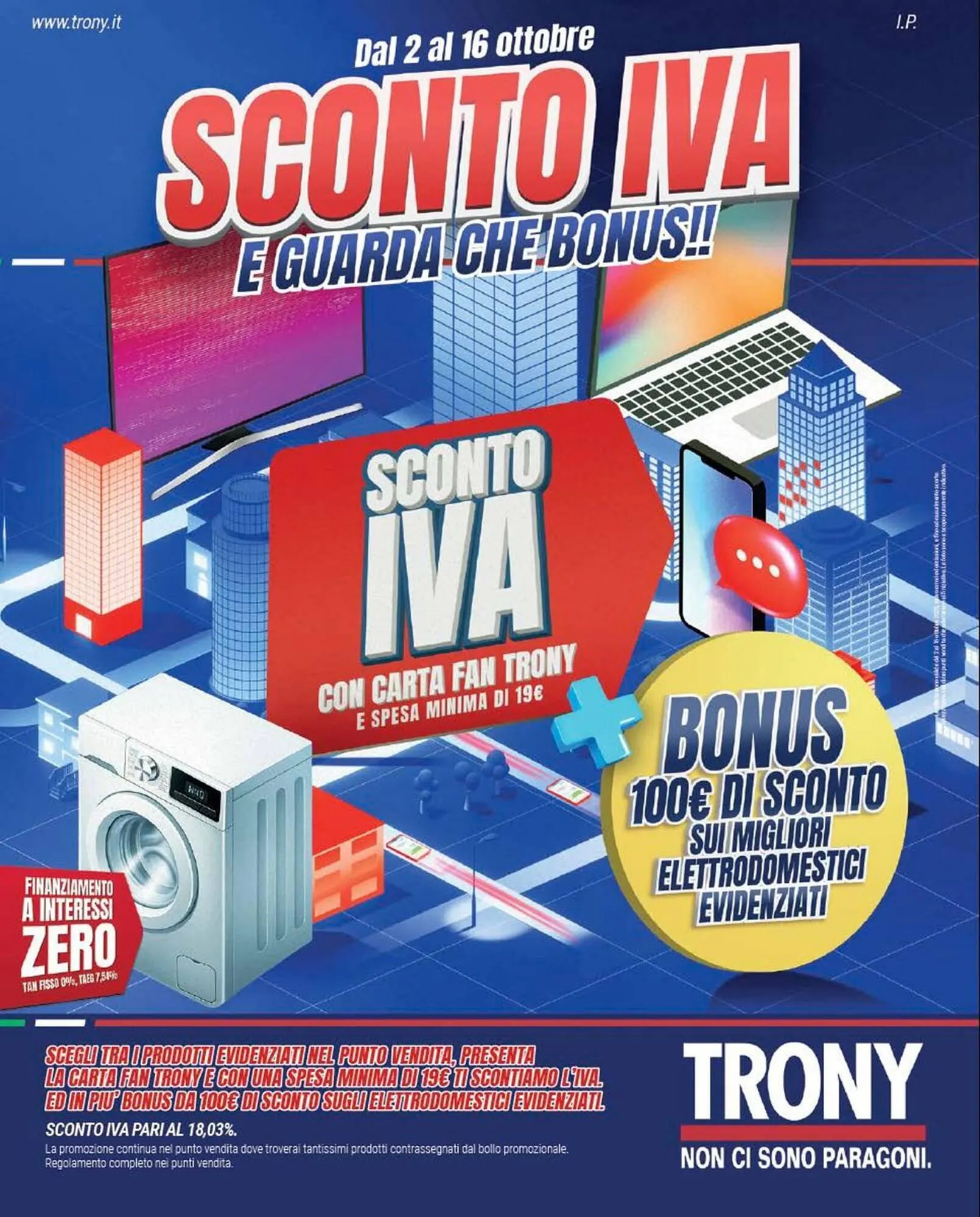 Volantino Trony da 2 ottobre a 16 ottobre di 2025 - Pagina del volantino 1