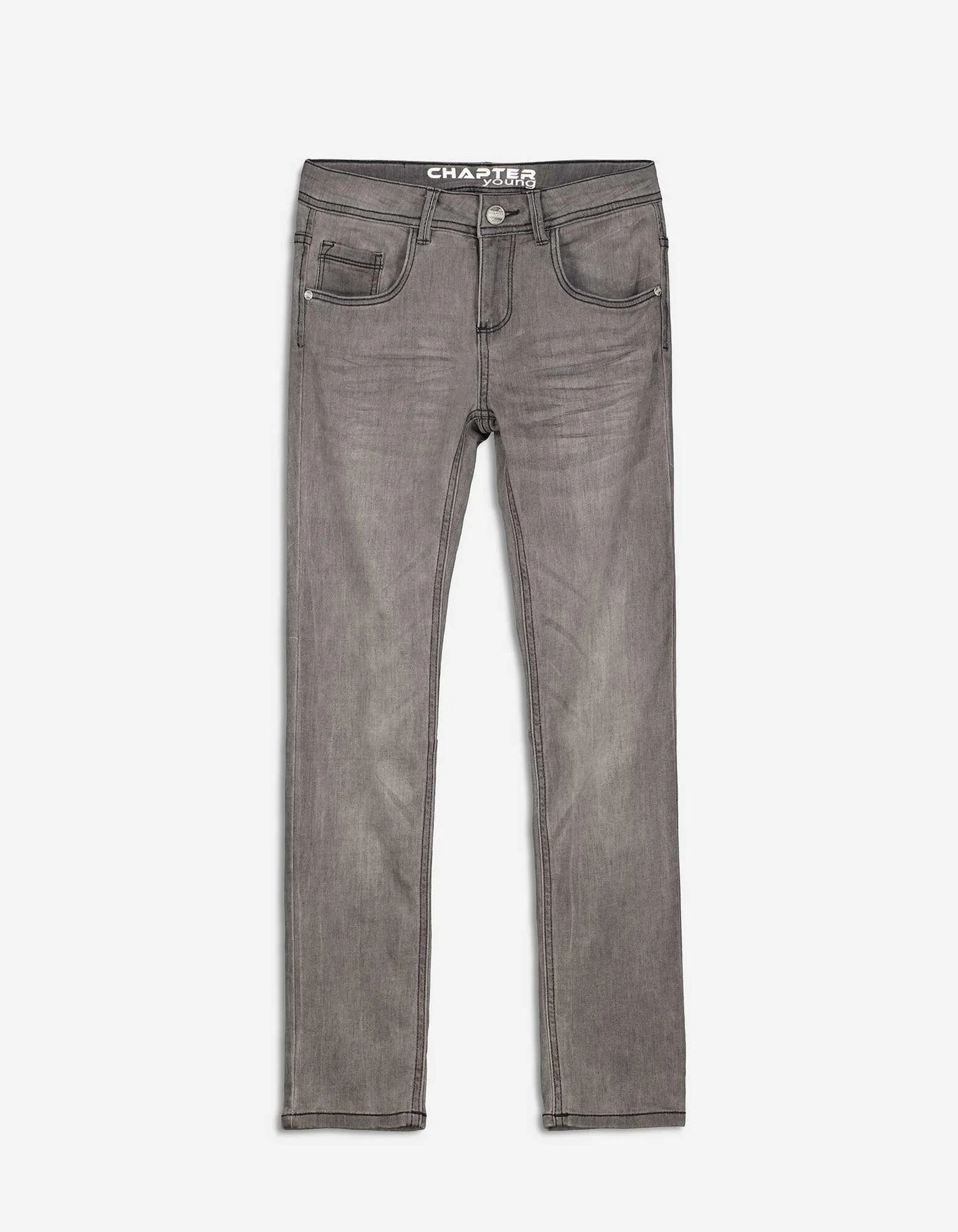 Jeans - Slim Fit - grigio
