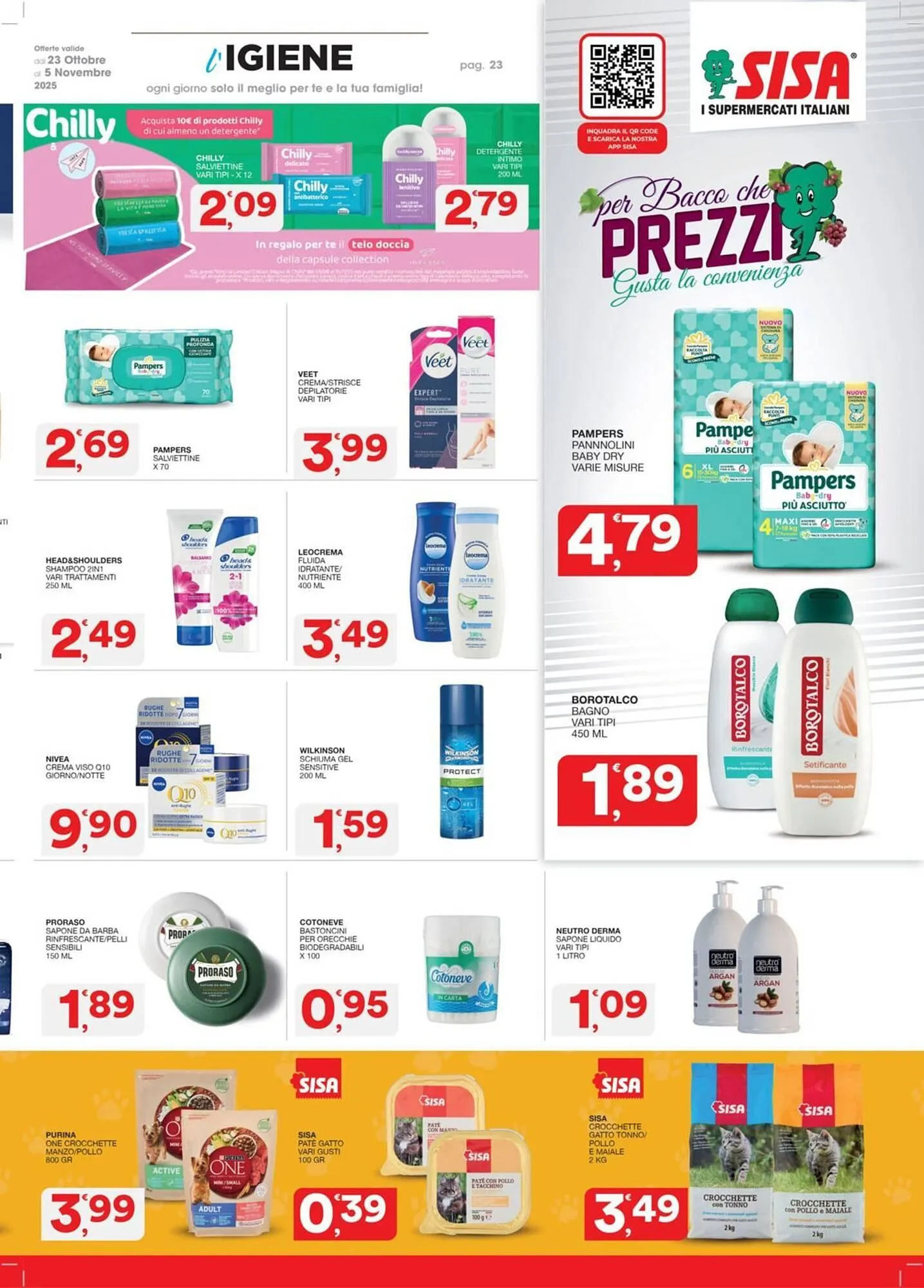 Volantino Sisa da 23 ottobre a 5 novembre di 2025 - Pagina del volantino 23