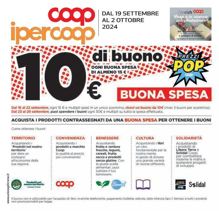 Dal 19 settembre al 2 ottobre da 19 settembre a 2 ottobre di 2024 - Pagina del volantino 1