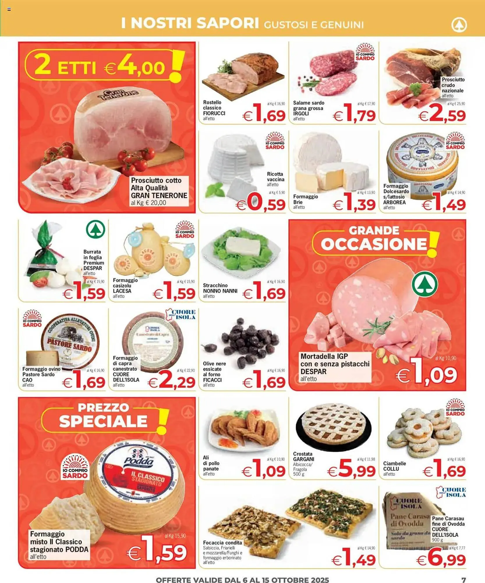 Volantino Eurospar da 6 ottobre a 15 ottobre di 2025 - Pagina del volantino 7