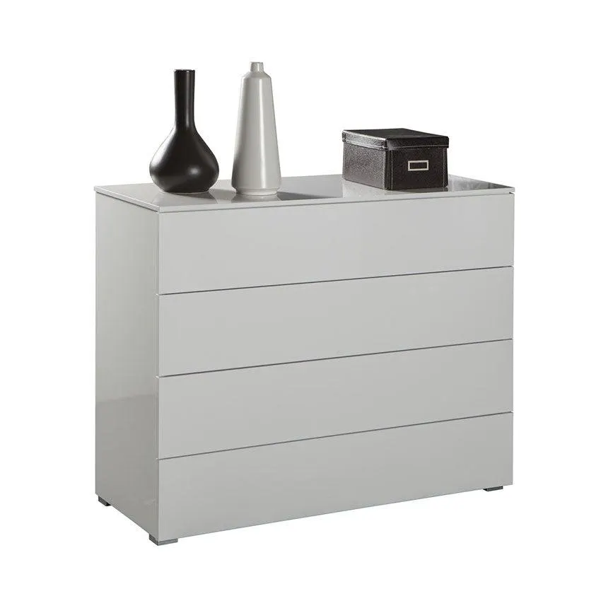 Como' Privilegio Bianco Laccato 108x44x85 Composad