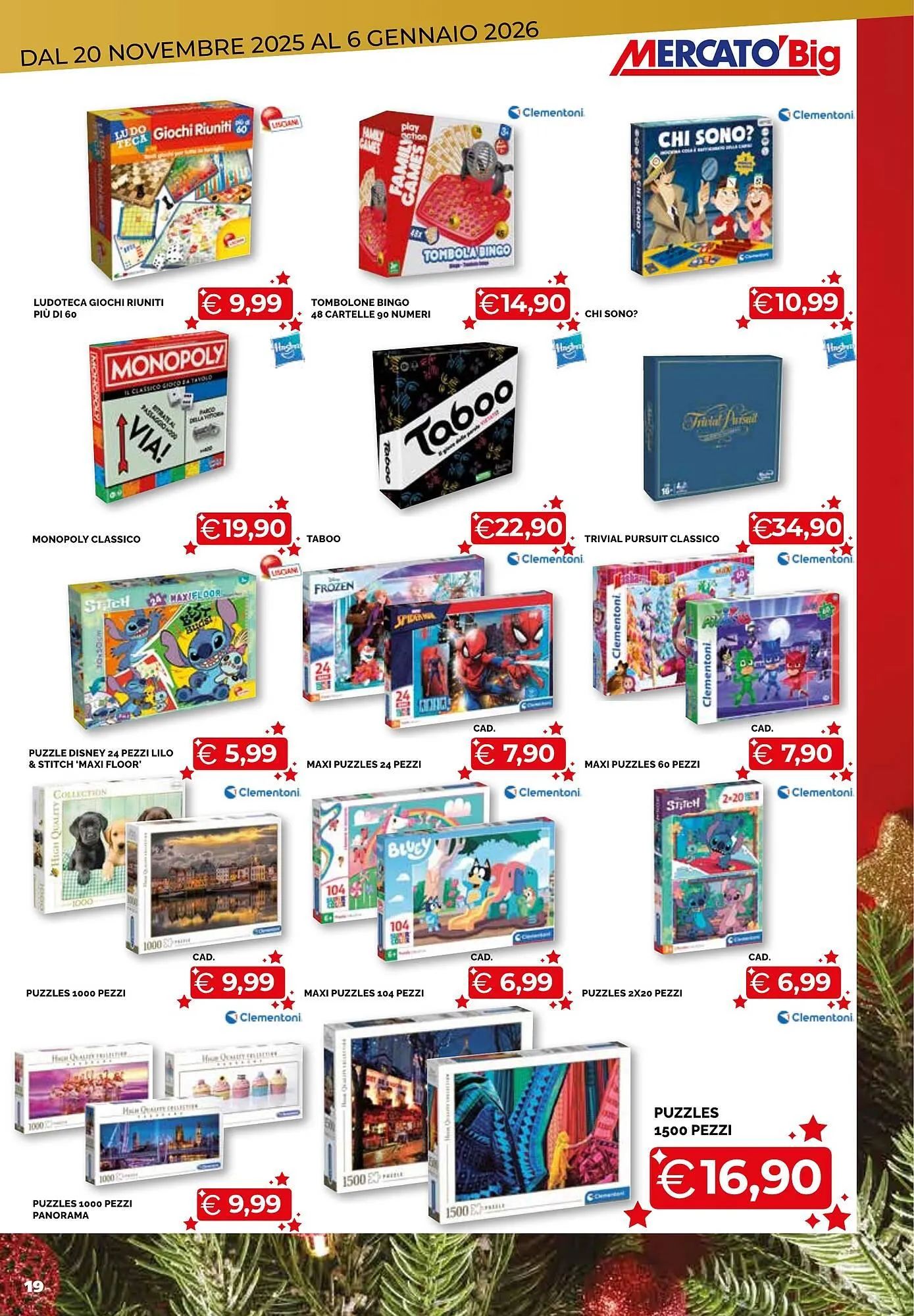 Volantino Mercatò Big da 20 novembre a 6 gennaio di 2026 - Pagina del volantino 19