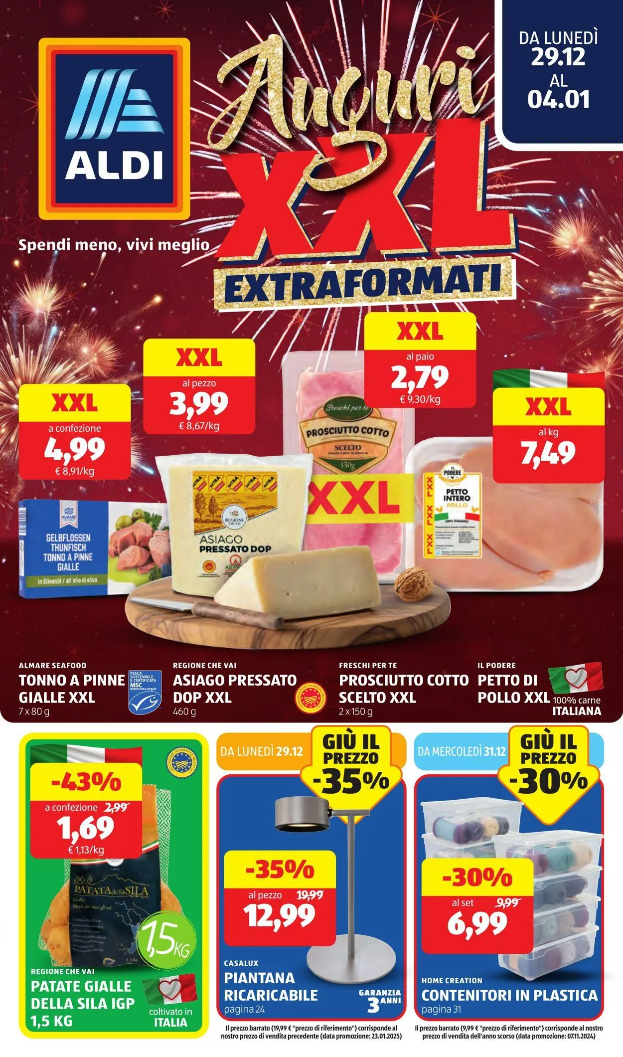 Aldi Volantino attuale da 29 dicembre a 4 gennaio di 2026 - Pagina del volantino 1