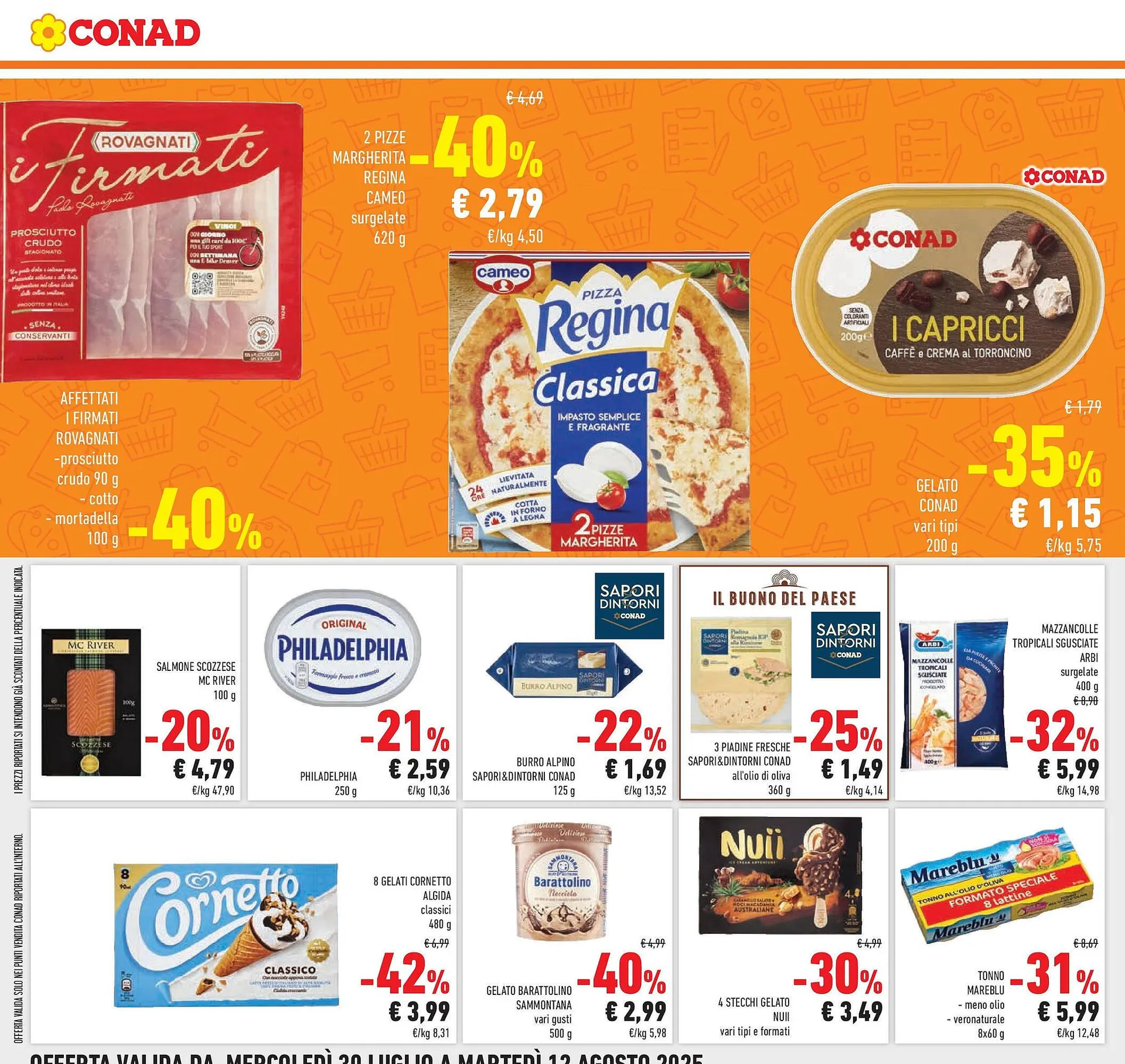 Volantino Conad da 29 luglio a 12 agosto di 2025 - Pagina del volantino 8