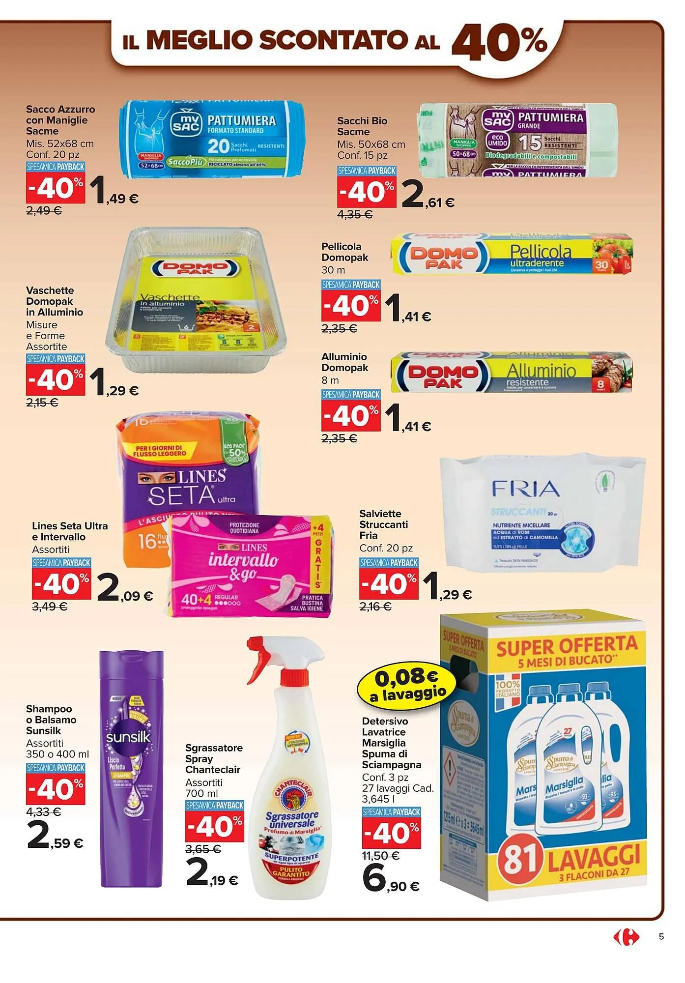 Volantino Carrefour Market da 26 settembre a 9 ottobre di 2025 - Pagina del volantino 5