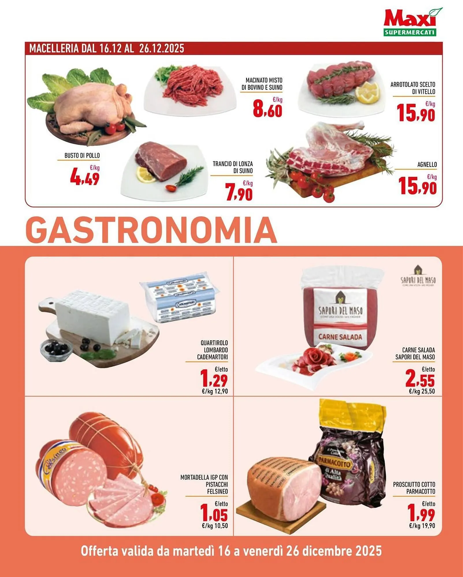 Volantino Maxi Supermercati da 16 dicembre a 26 dicembre di 2025 - Pagina del volantino 7