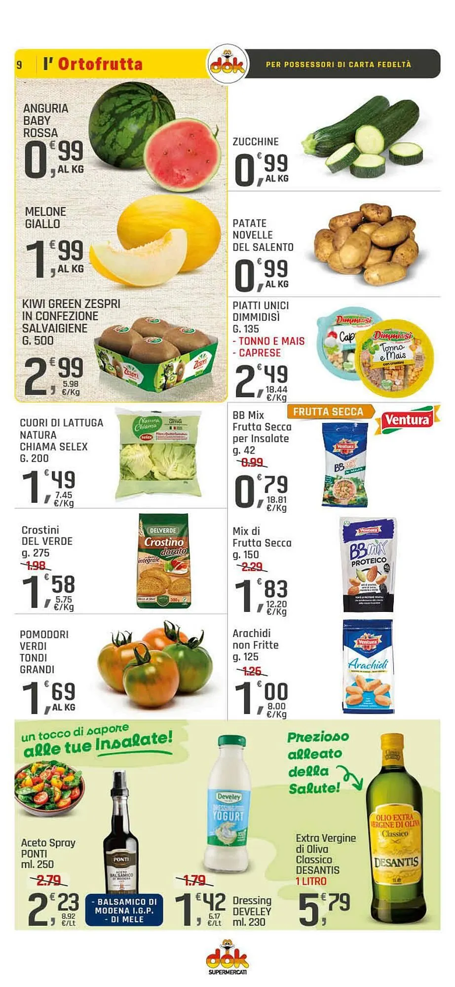Volantino Supermercati Dok da 4 giugno a 14 giugno di 2025 - Pagina del volantino 9