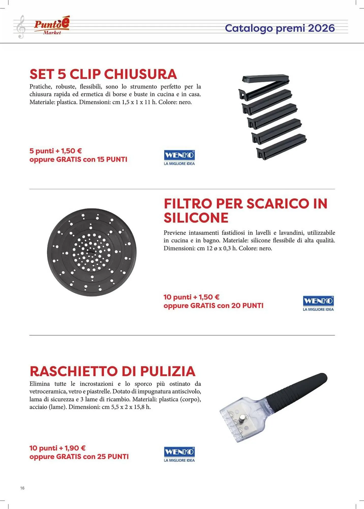 Volantino Punto é market da 31 marzo a 30 novembre di 2026 - Pagina del volantino 16