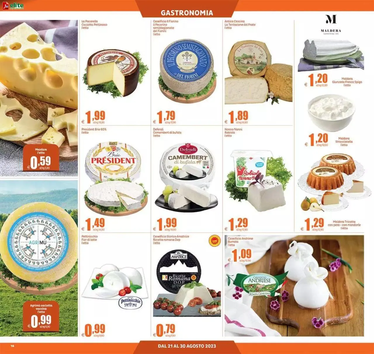 Volantino Elite Supermercati da 21 agosto a 30 agosto di 2023 - Pagina del volantino 16