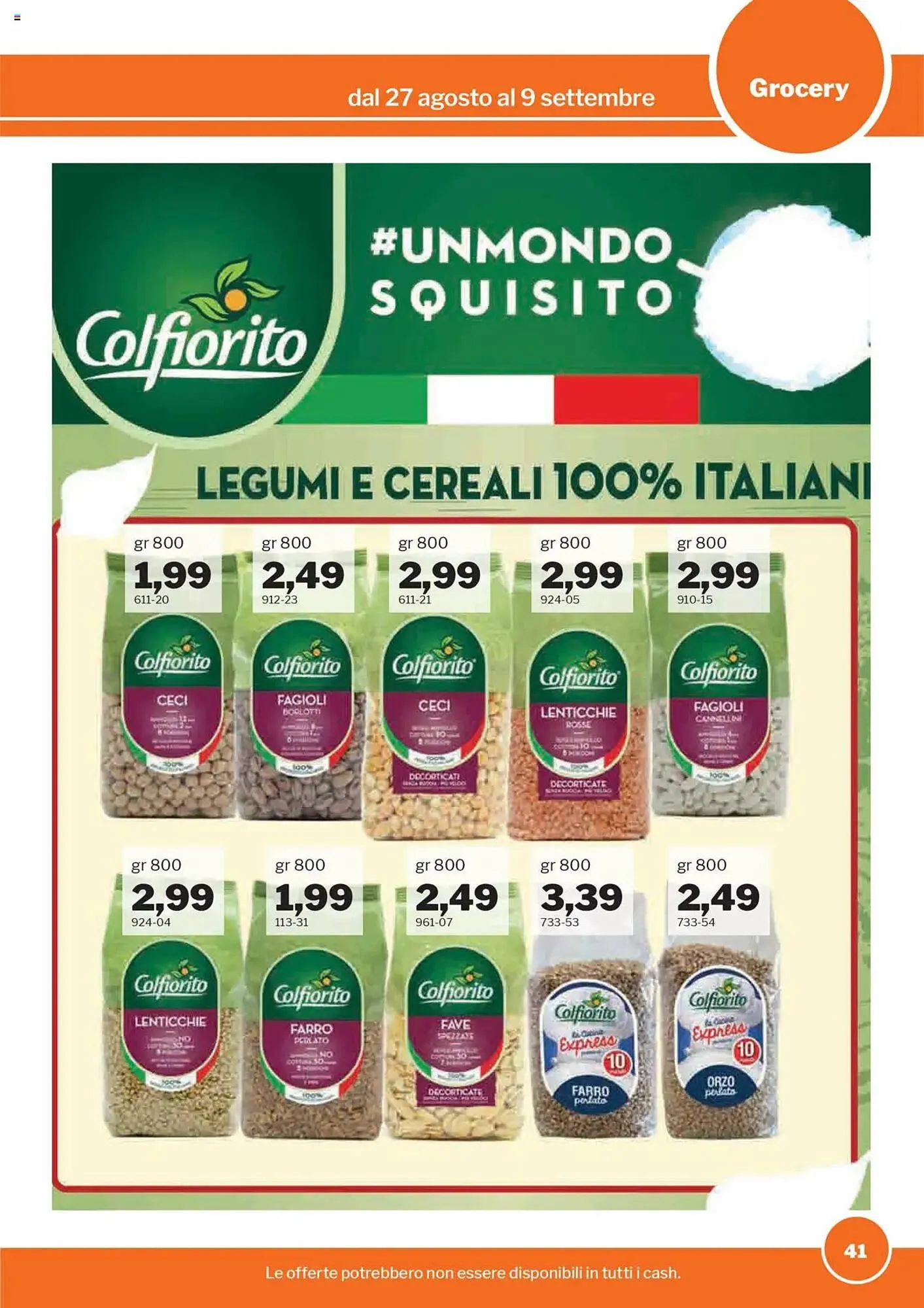 Volantino GrosMarket da 27 agosto a 9 settembre di 2025 - Pagina del volantino 41