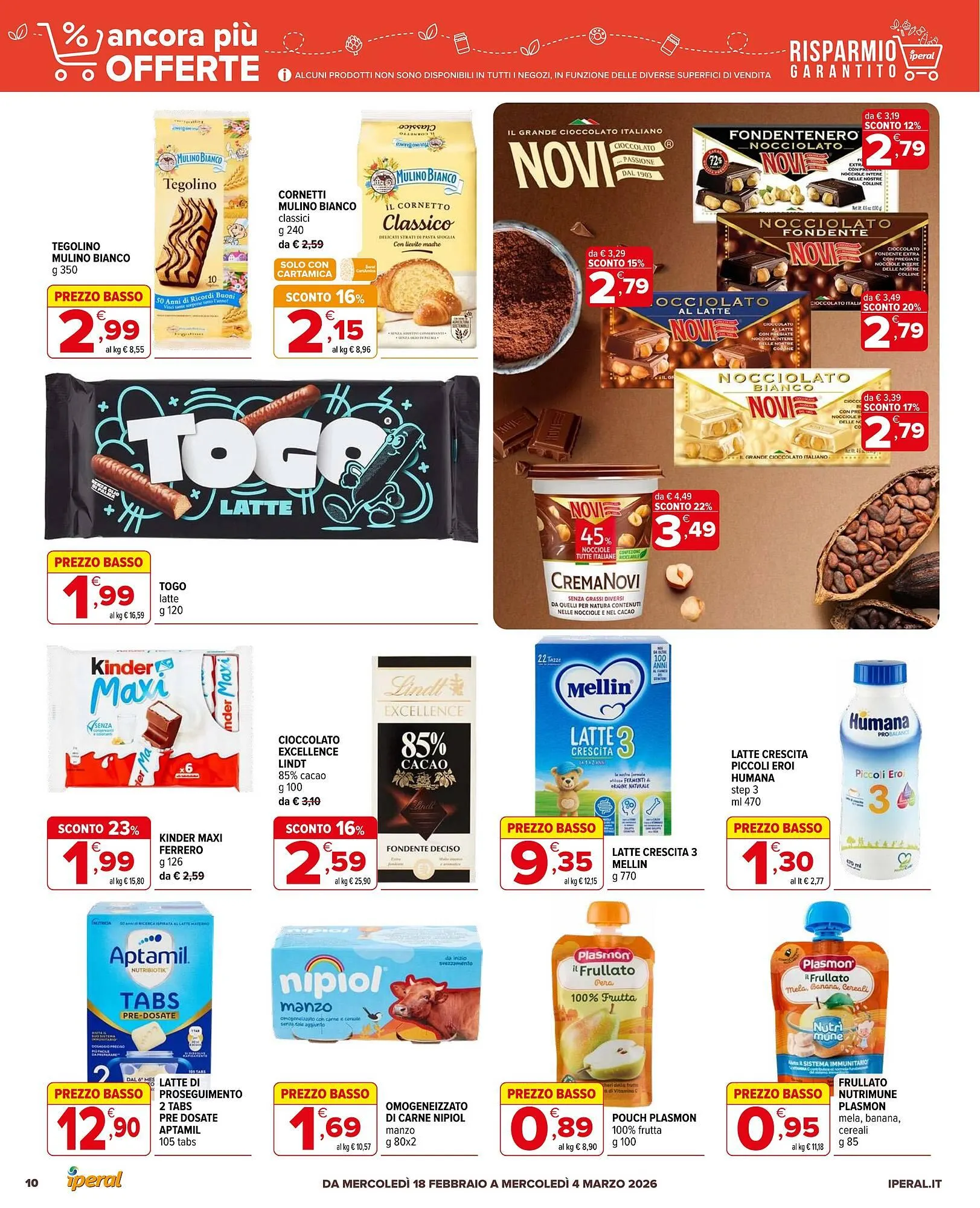 Volantino Iperal da 18 febbraio a 4 marzo di 2026 - Pagina del volantino 10