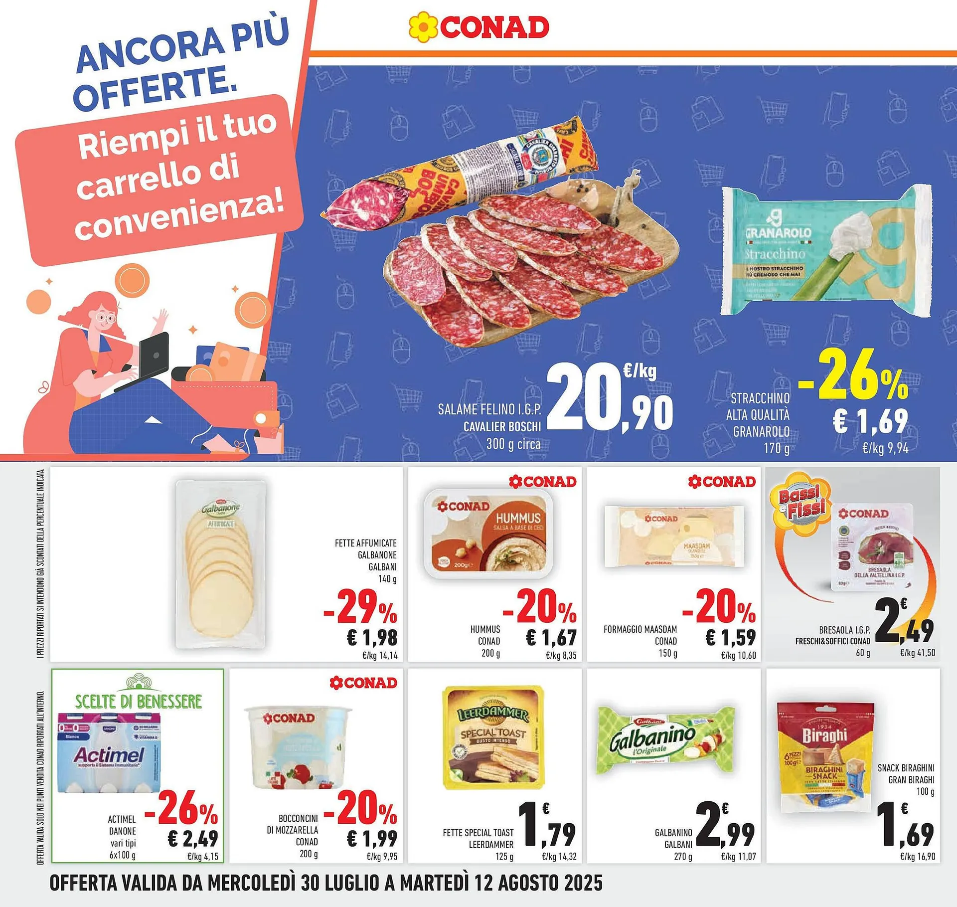 Volantino Conad da 29 luglio a 12 agosto di 2025 - Pagina del volantino 14