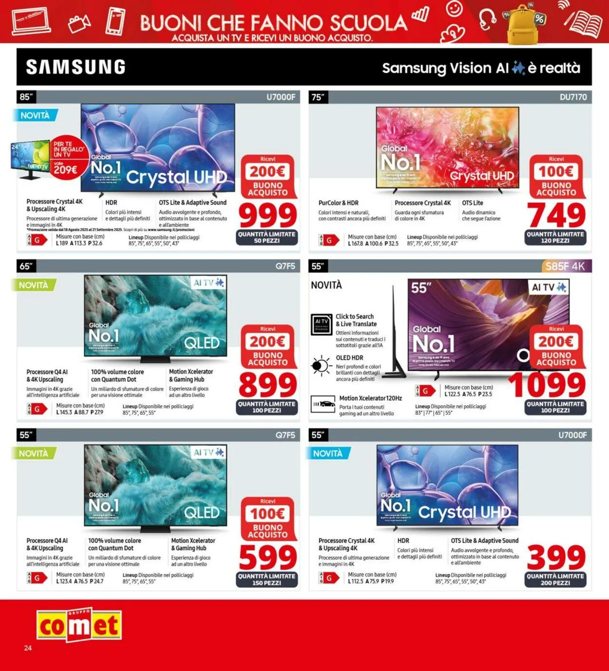 Comet Volantino attuale da 22 agosto a 11 settembre di 2025 - Pagina del volantino 24