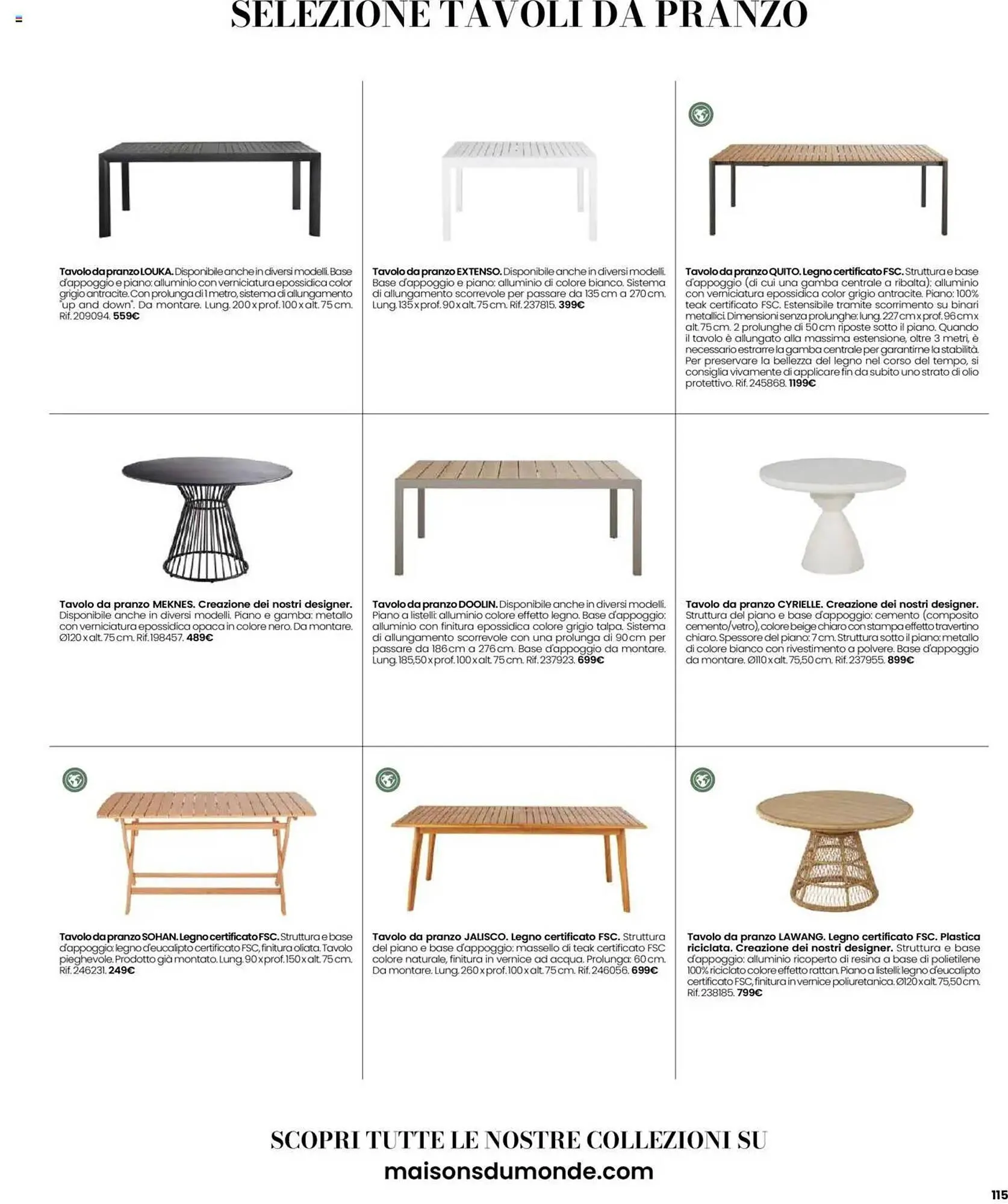 Volantino Maisons du Monde da 17 marzo a 30 settembre di 2025 - Pagina del volantino 117
