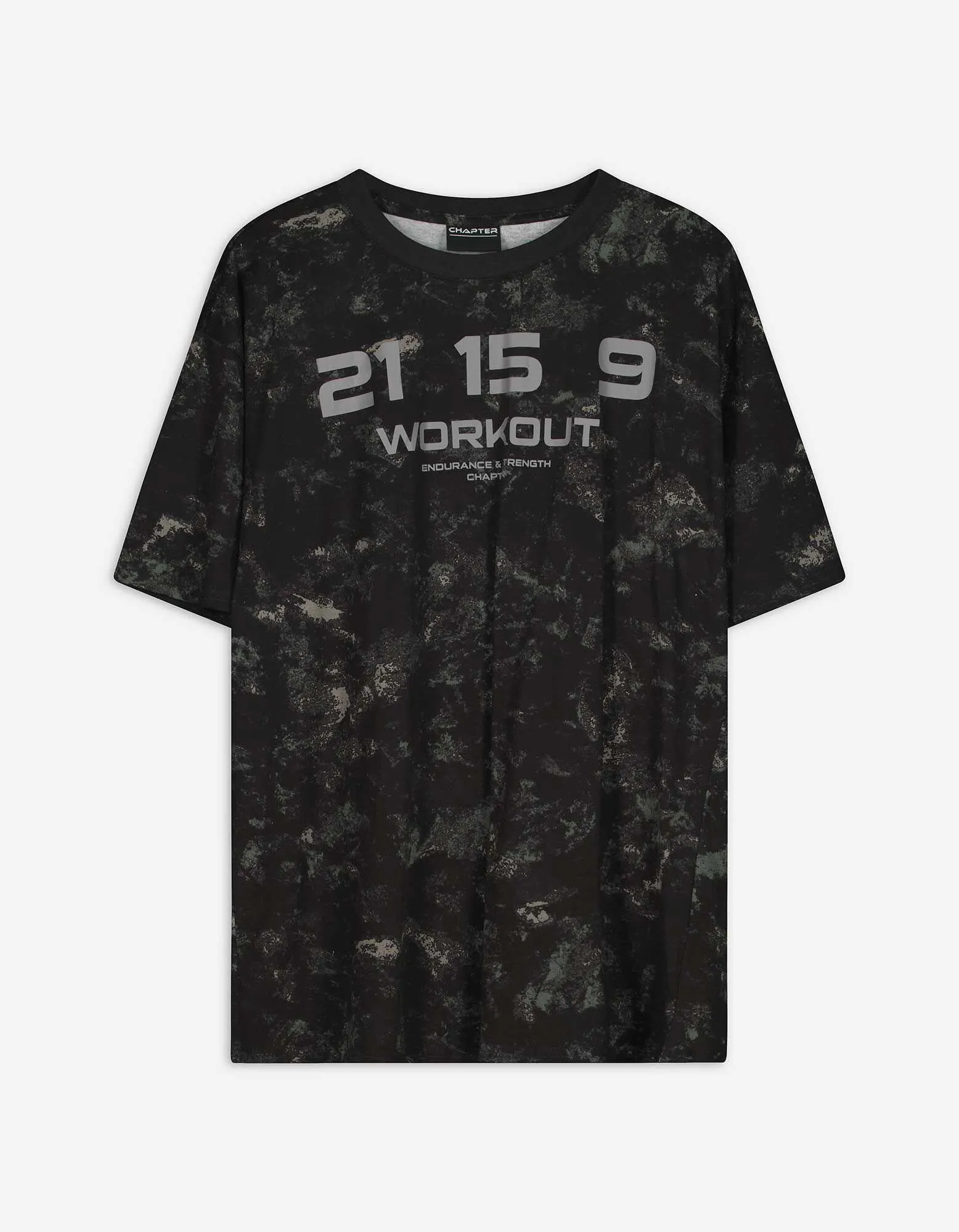 T-shirt - Stampa allover - nero