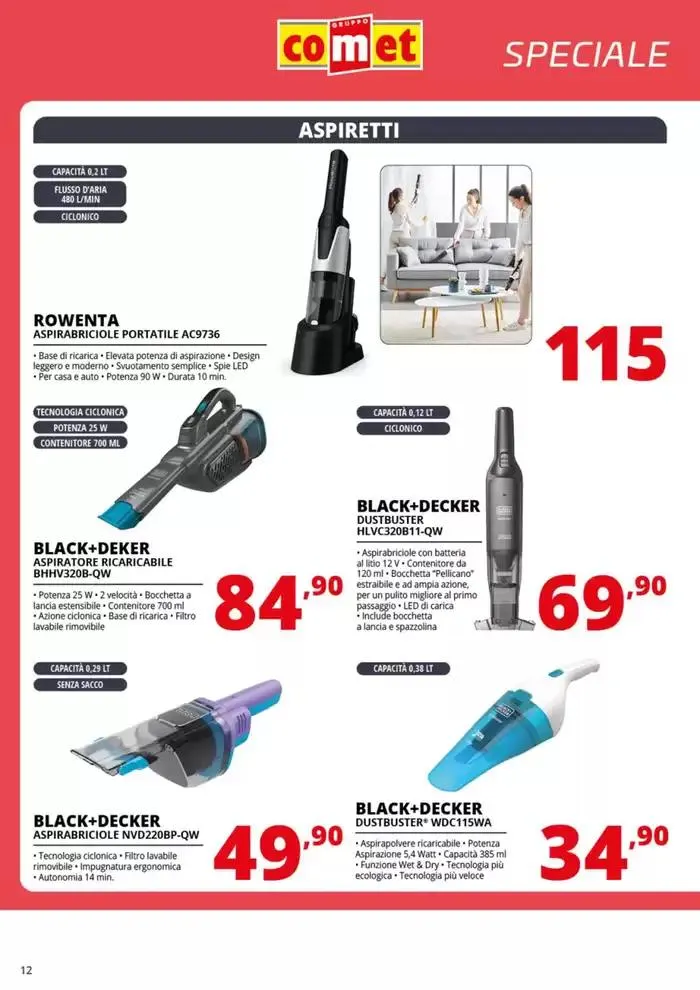 Speciale Piccoli Elettrodomestici  da 7 marzo a 19 marzo di 2025 - Pagina del volantino 12