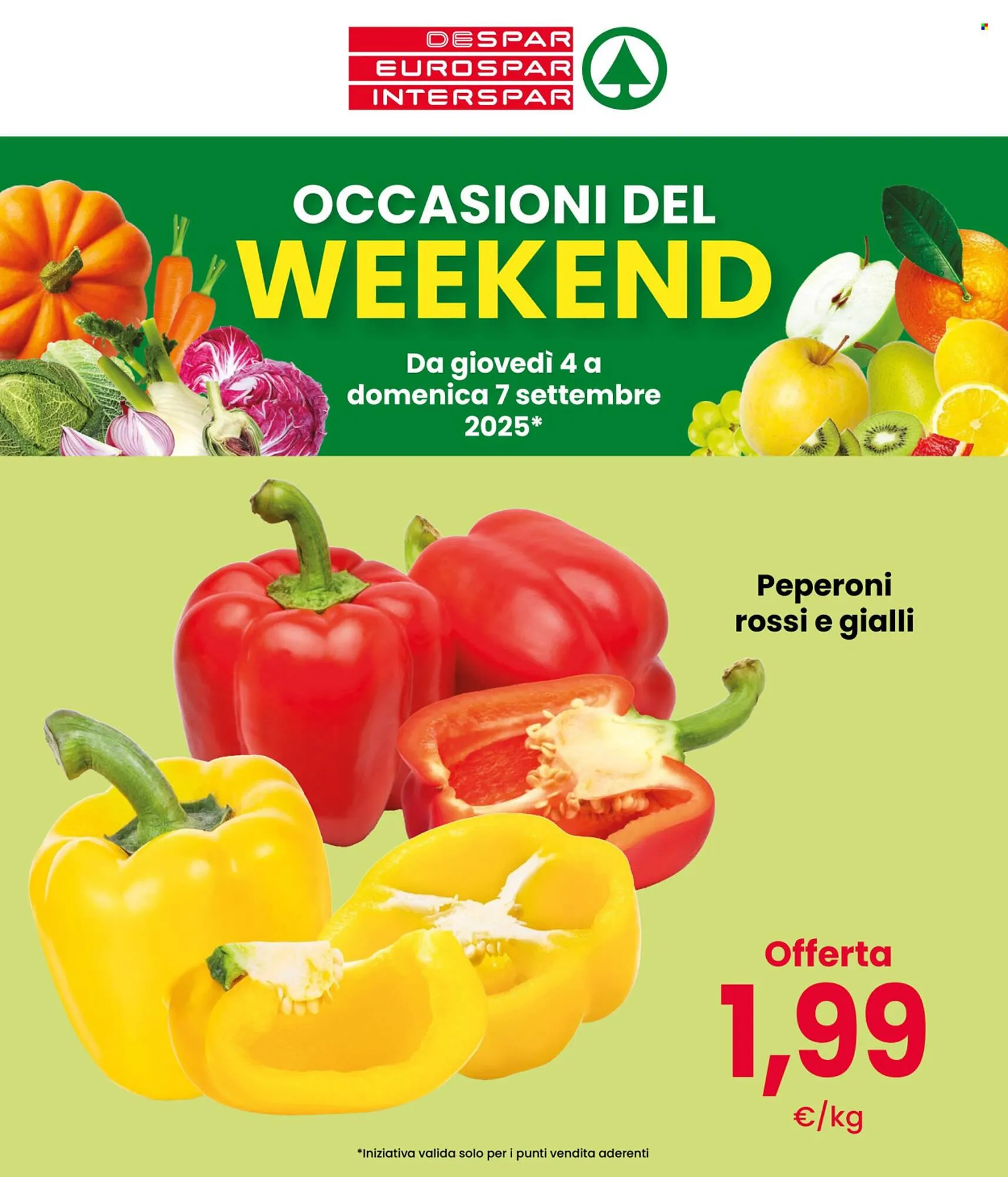 Volantino Despar da 4 settembre a 7 settembre di 2025 - Pagina del volantino 1