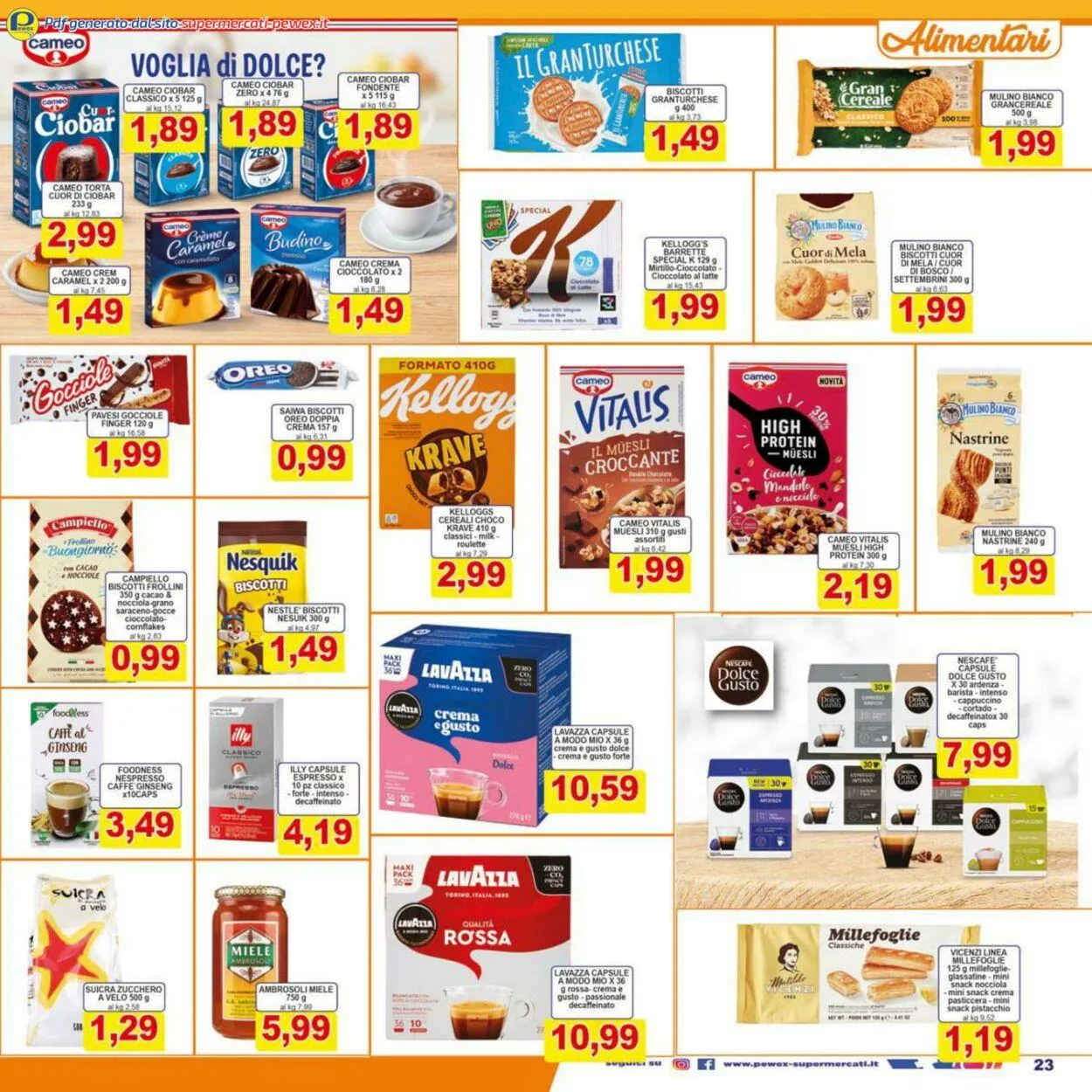 Pewex Volantino attuale da 29 dicembre a 12 gennaio di 2026 - Pagina del volantino 23