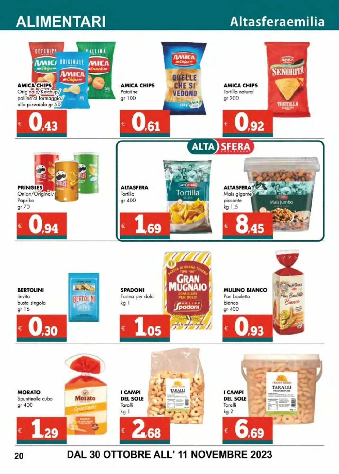 Volantino Altasfera da 30 ottobre a 11 novembre di 2023 - Pagina del volantino 20