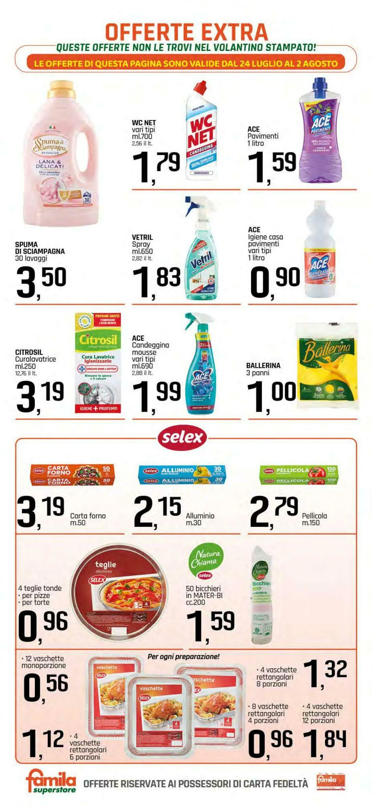Famila Volantino attuale da 24 luglio a 2 agosto di 2025 - Pagina del volantino 24