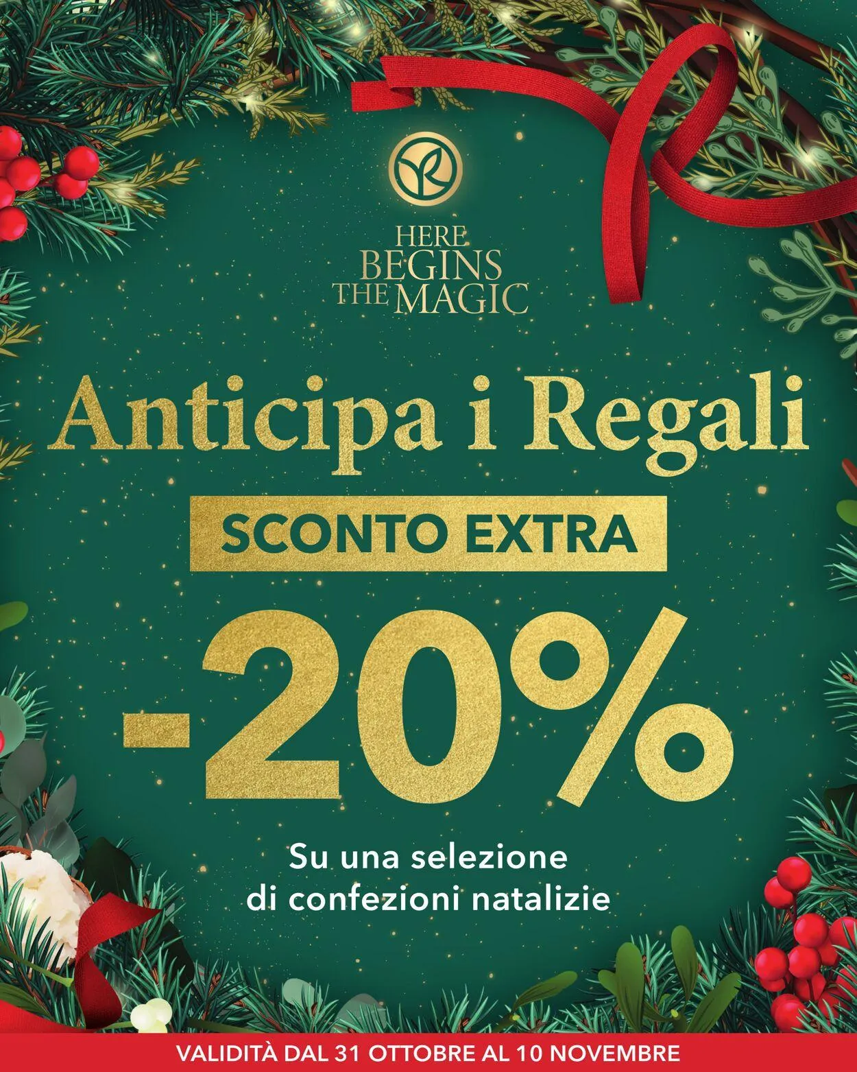 Yves Rocher Volantino attuale da 31 ottobre a 10 novembre di 2025 - Pagina del volantino 1