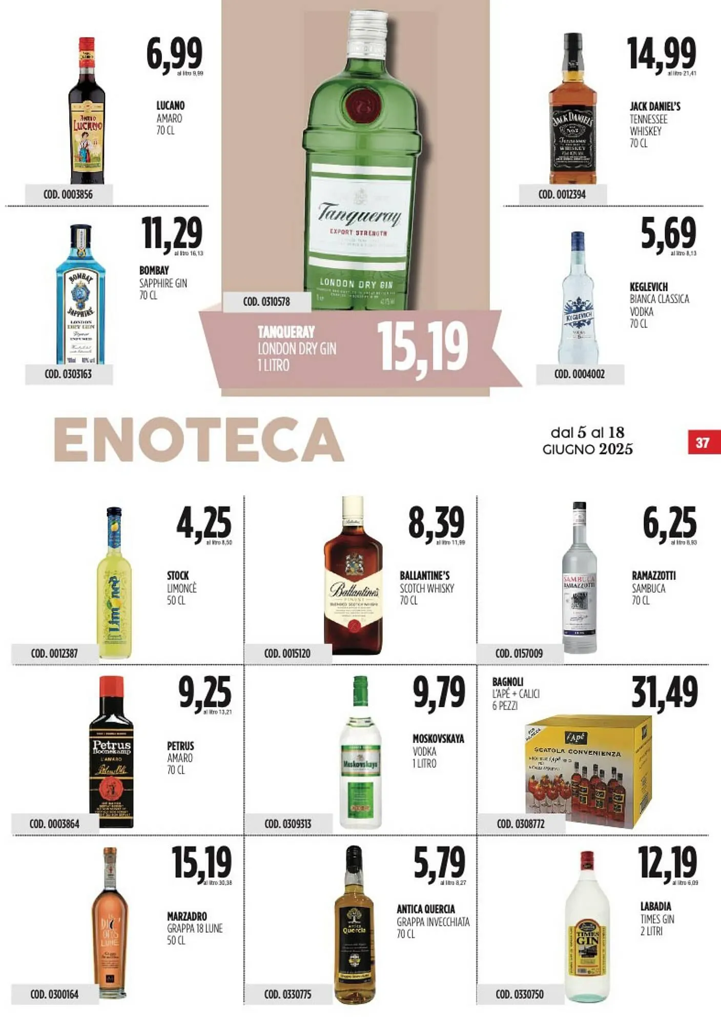 Volantino Carico Cash & Carry da 5 giugno a 18 giugno di 2025 - Pagina del volantino 37