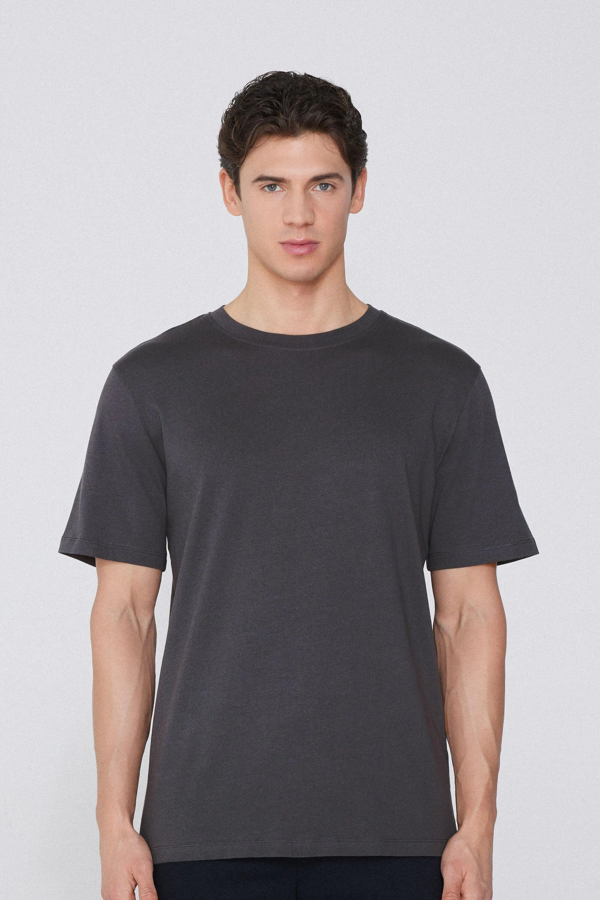 T-Shirt in 100% Cotone a Girocollo