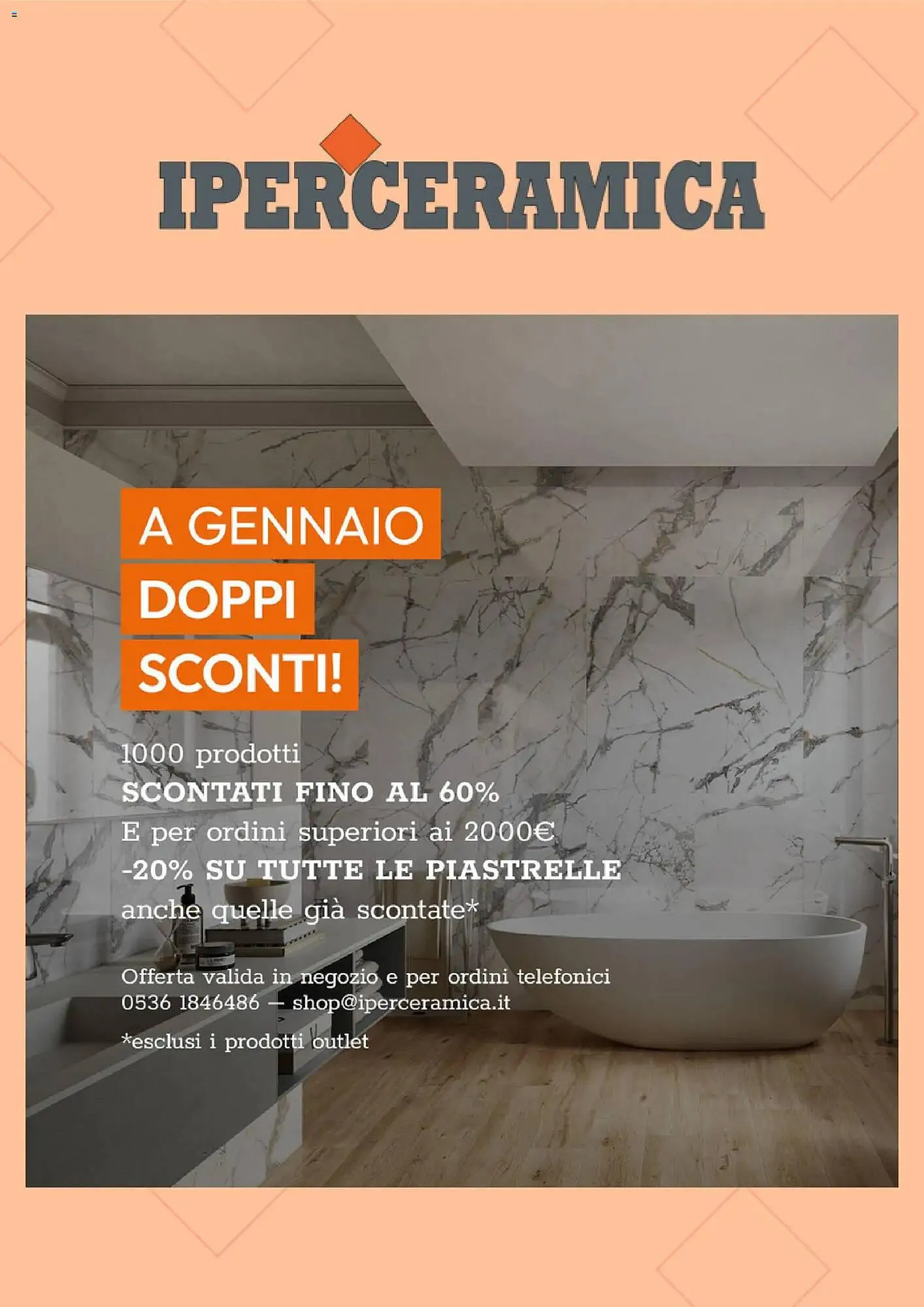 Volantino Iperceramica da 30 dicembre a 31 gennaio di 2026 - Pagina del volantino 1