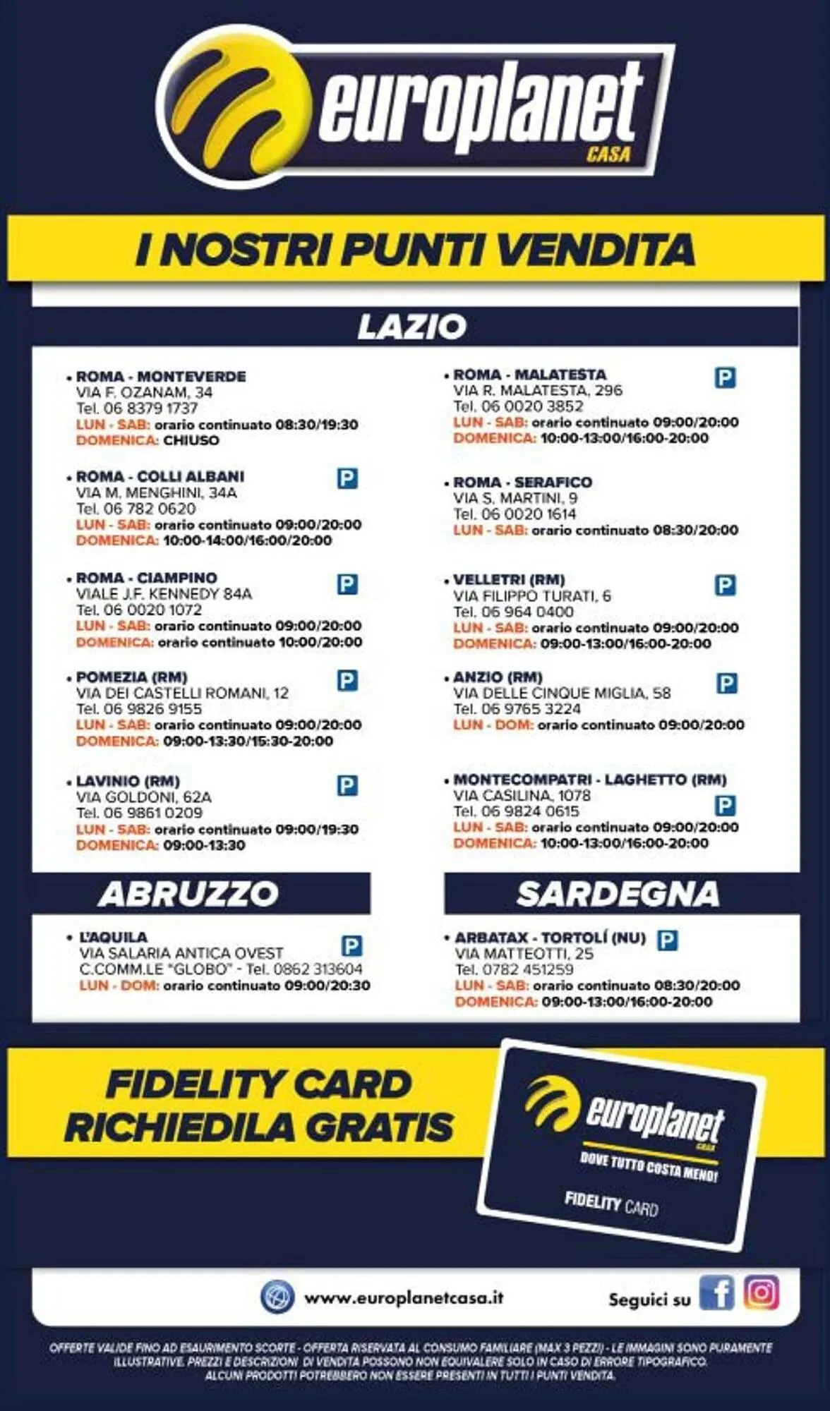 Volantino Europlanet Casa da 7 agosto a 24 agosto di 2025 - Pagina del volantino 20