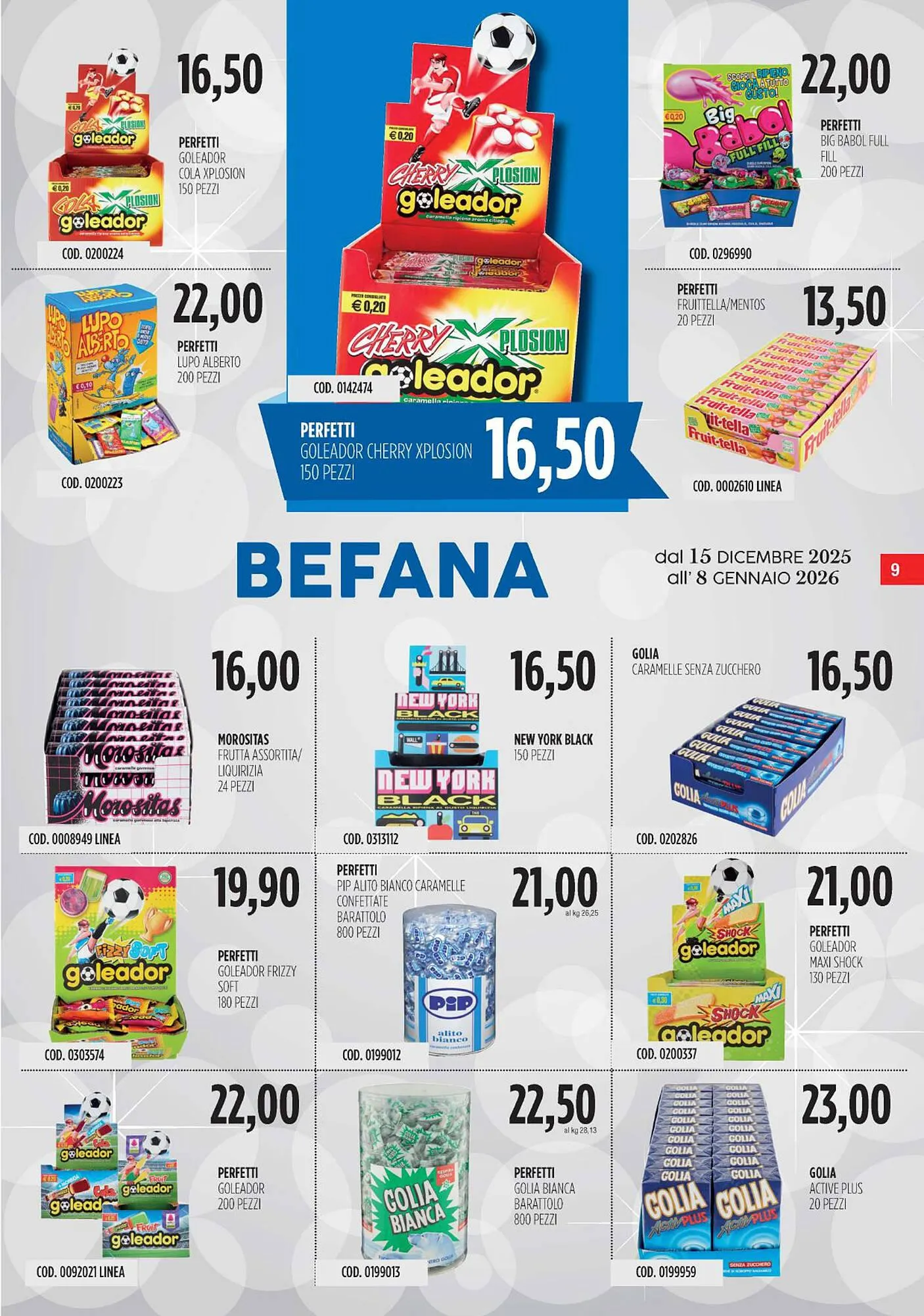 Volantino Carico Cash & Carry da 15 dicembre a 8 gennaio di 2026 - Pagina del volantino 9