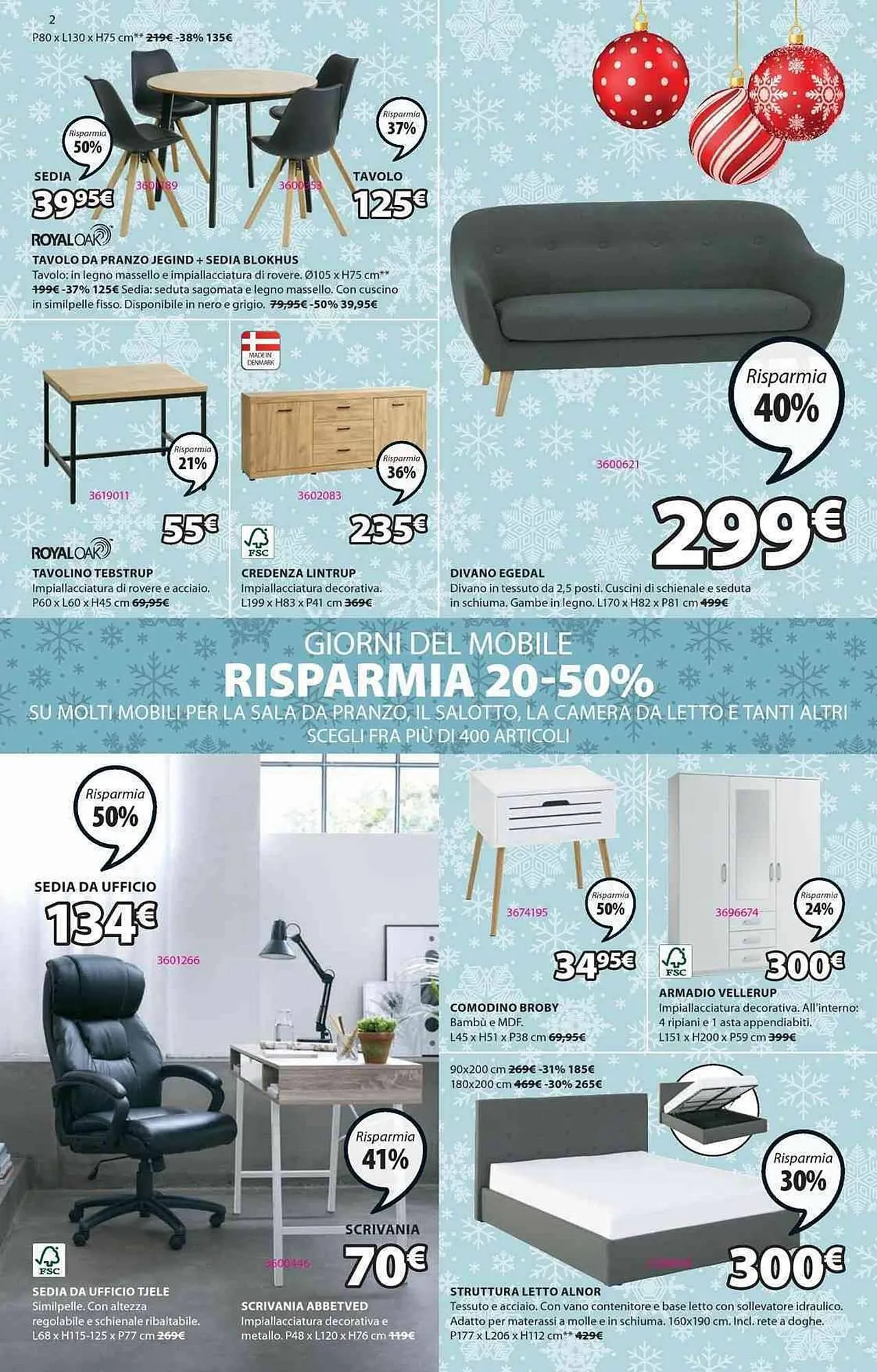 Volantino JYSK da 27 novembre a 4 gennaio di 2024 - Pagina del volantino 2