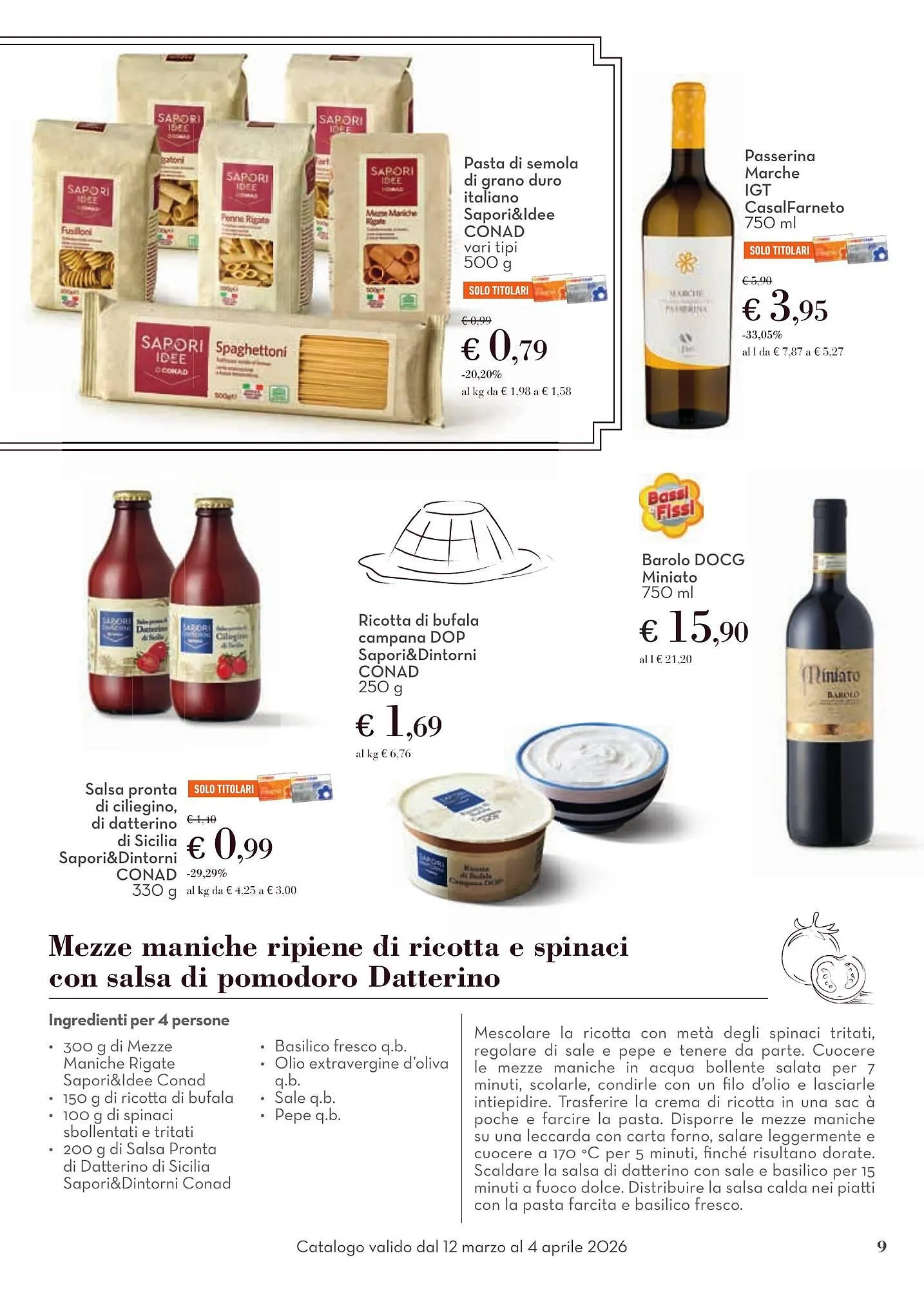 Volantino Conad da 12 marzo a 4 aprile di 2026 - Pagina del volantino 9