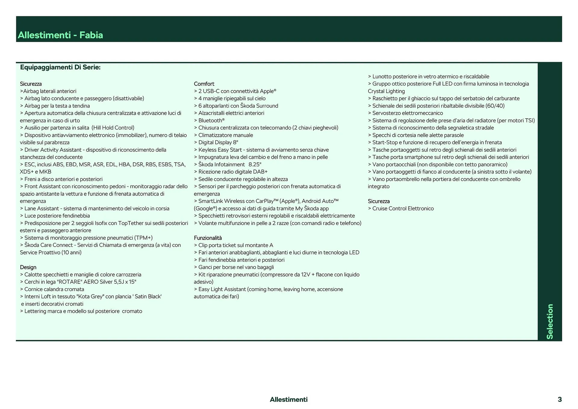 Volantino Skoda Fabia da 26 febbraio a 28 dicembre di 2024 - Pagina del volantino 3