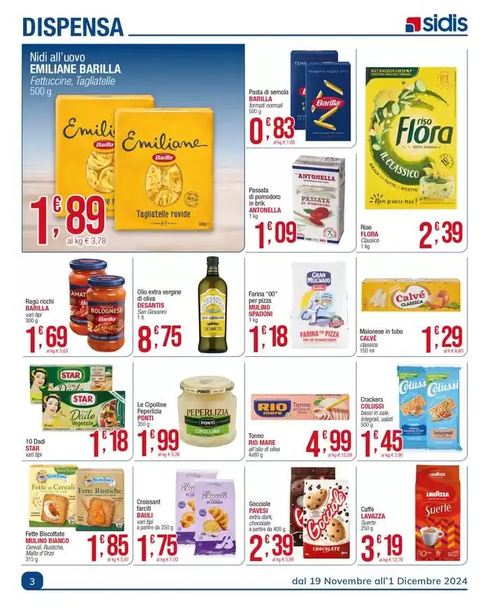 Il piacere di fare la spesa da 18 novembre a 1 dicembre di 2024 - Pagina del volantino 3