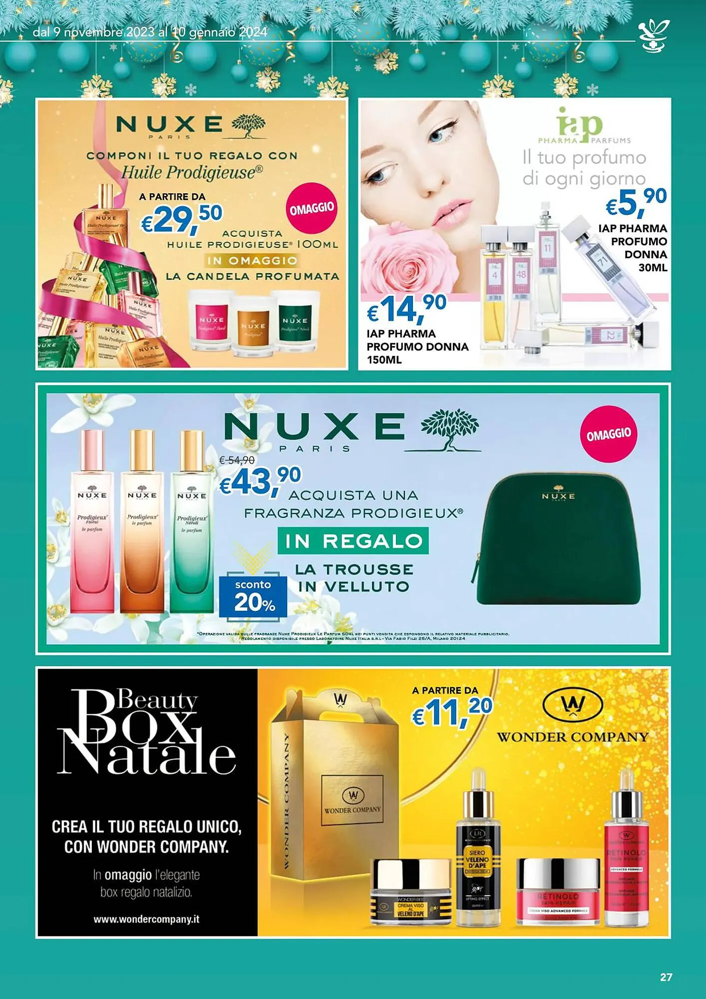 Volantino Migross Supermercati e Market da 9 novembre a 10 gennaio di 2024 - Pagina del volantino 27