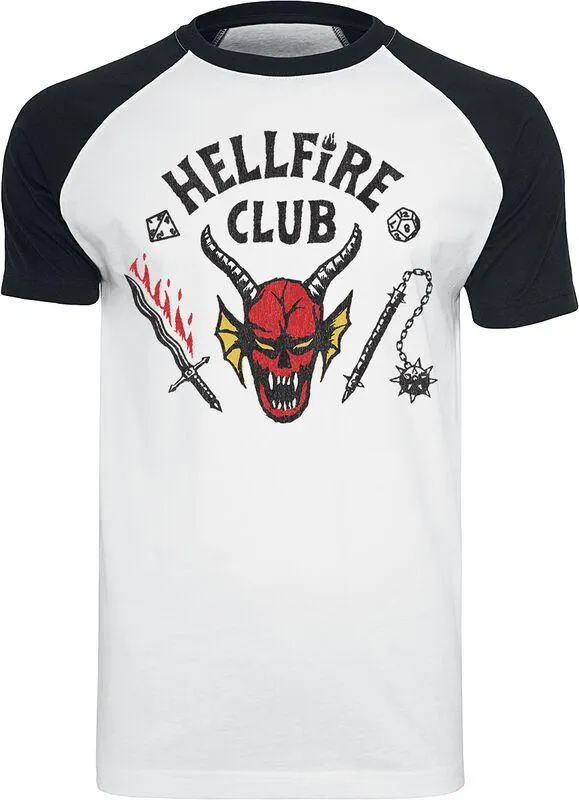Hellfire Club | T-Shirt | bianco/nero | Stranger Things