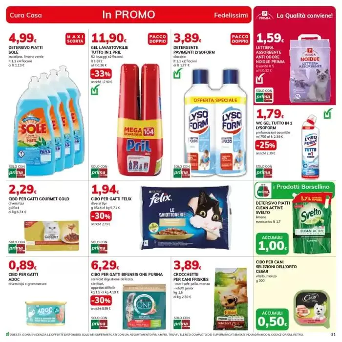 Pasqua da 8 aprile a 20 aprile di 2025 - Pagina del volantino 31