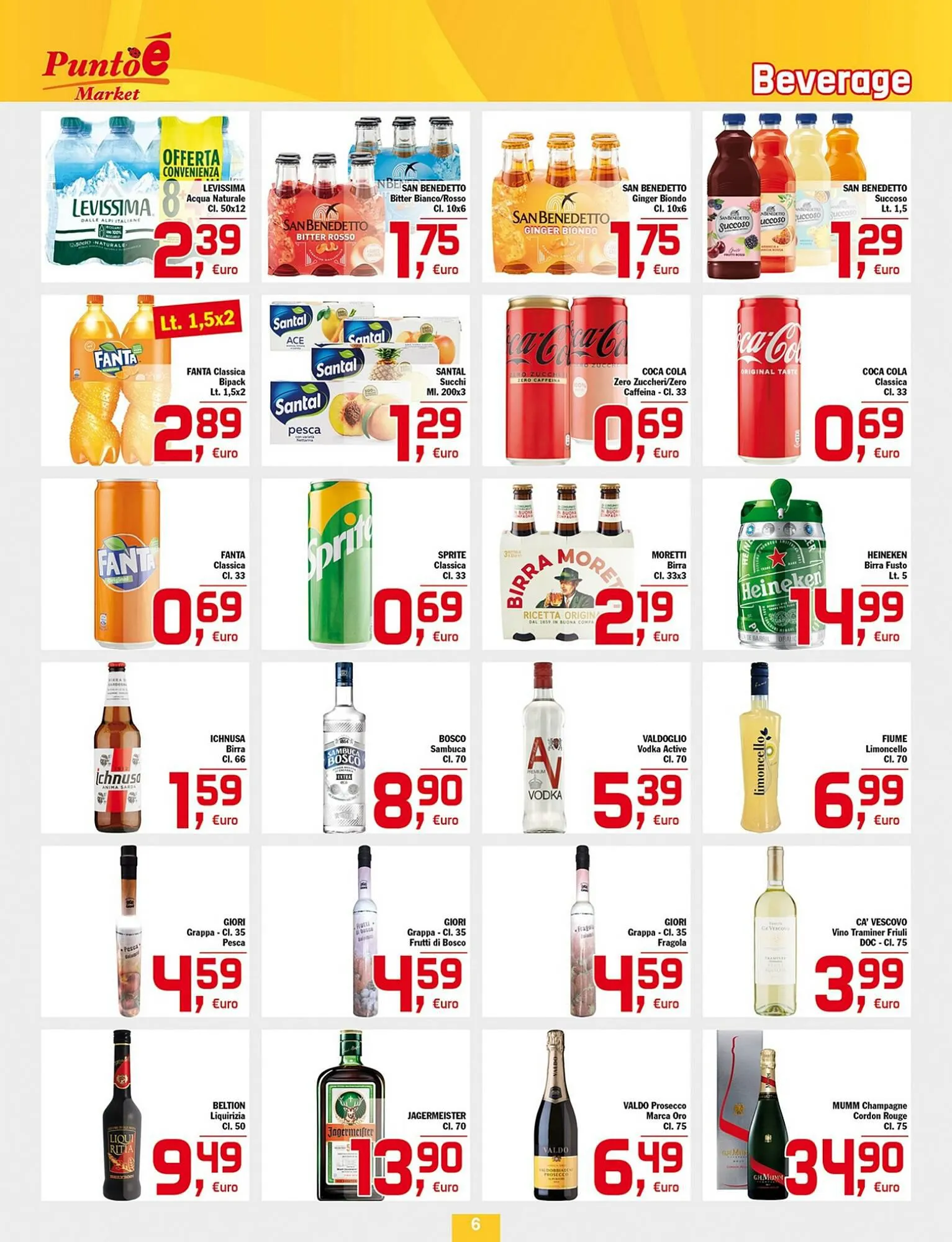 Volantino Punto é market da 27 dicembre a 7 gennaio di 2024 - Pagina del volantino 6