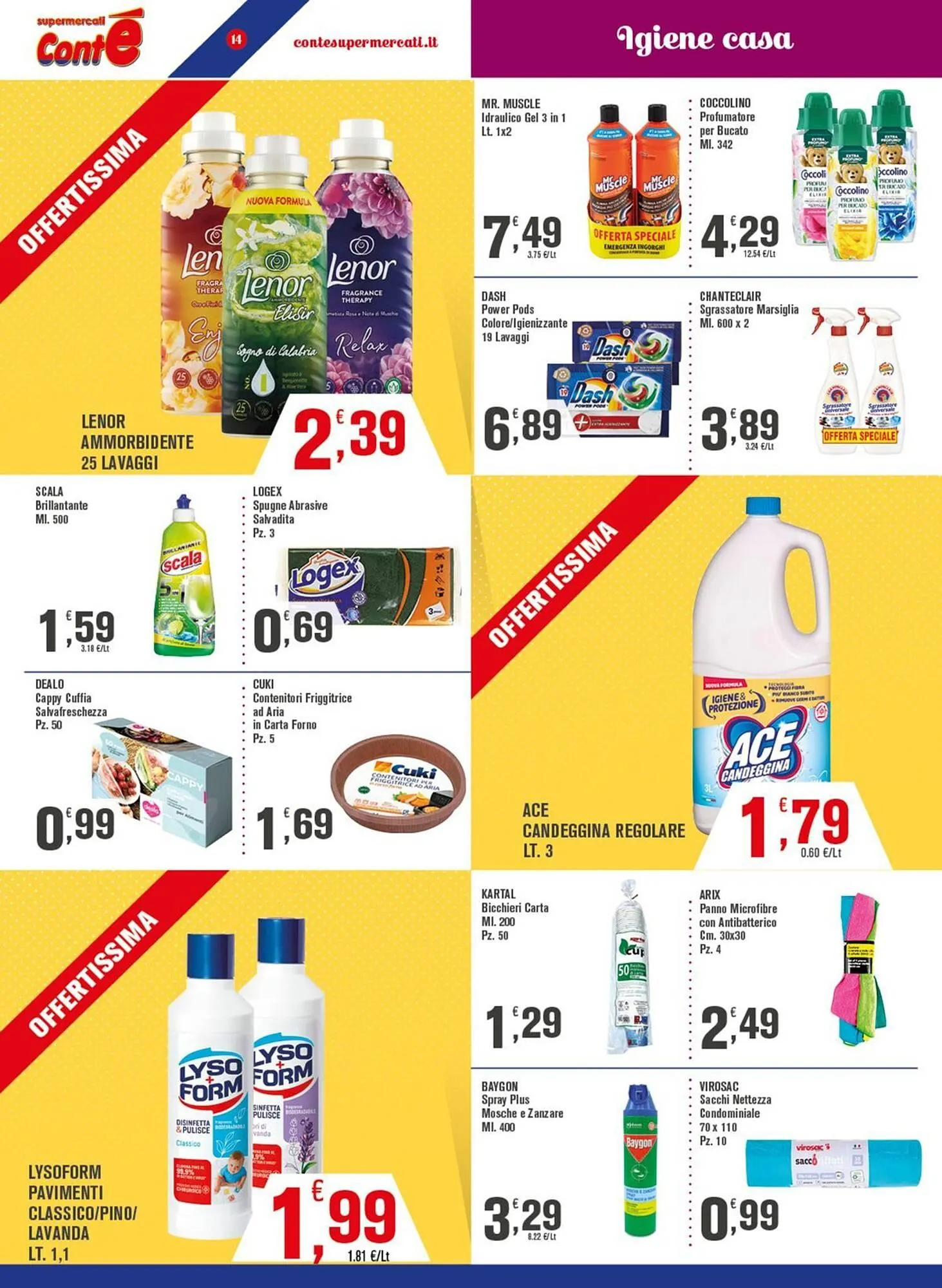 Volantino Conté Supermercati da 30 giugno a 9 luglio di 2025 - Pagina del volantino 14